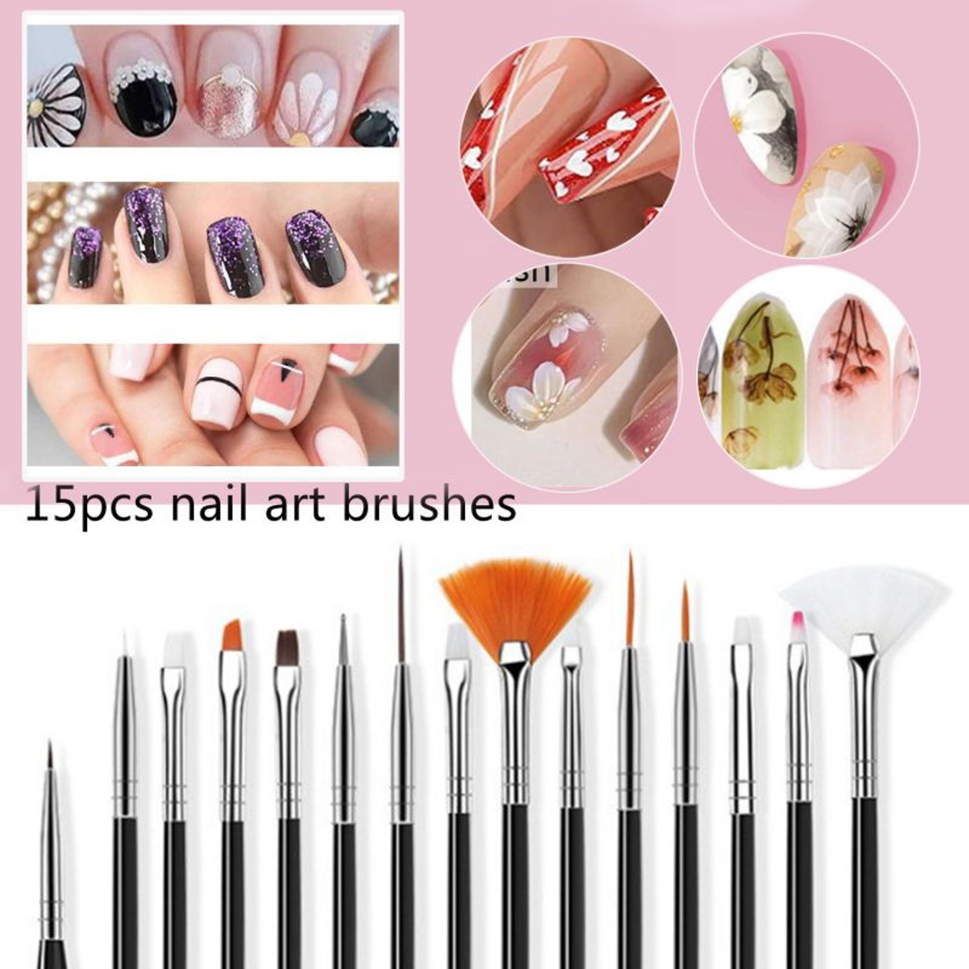 fine detail paint brush set for acrylic, watercolor, oil, & model art