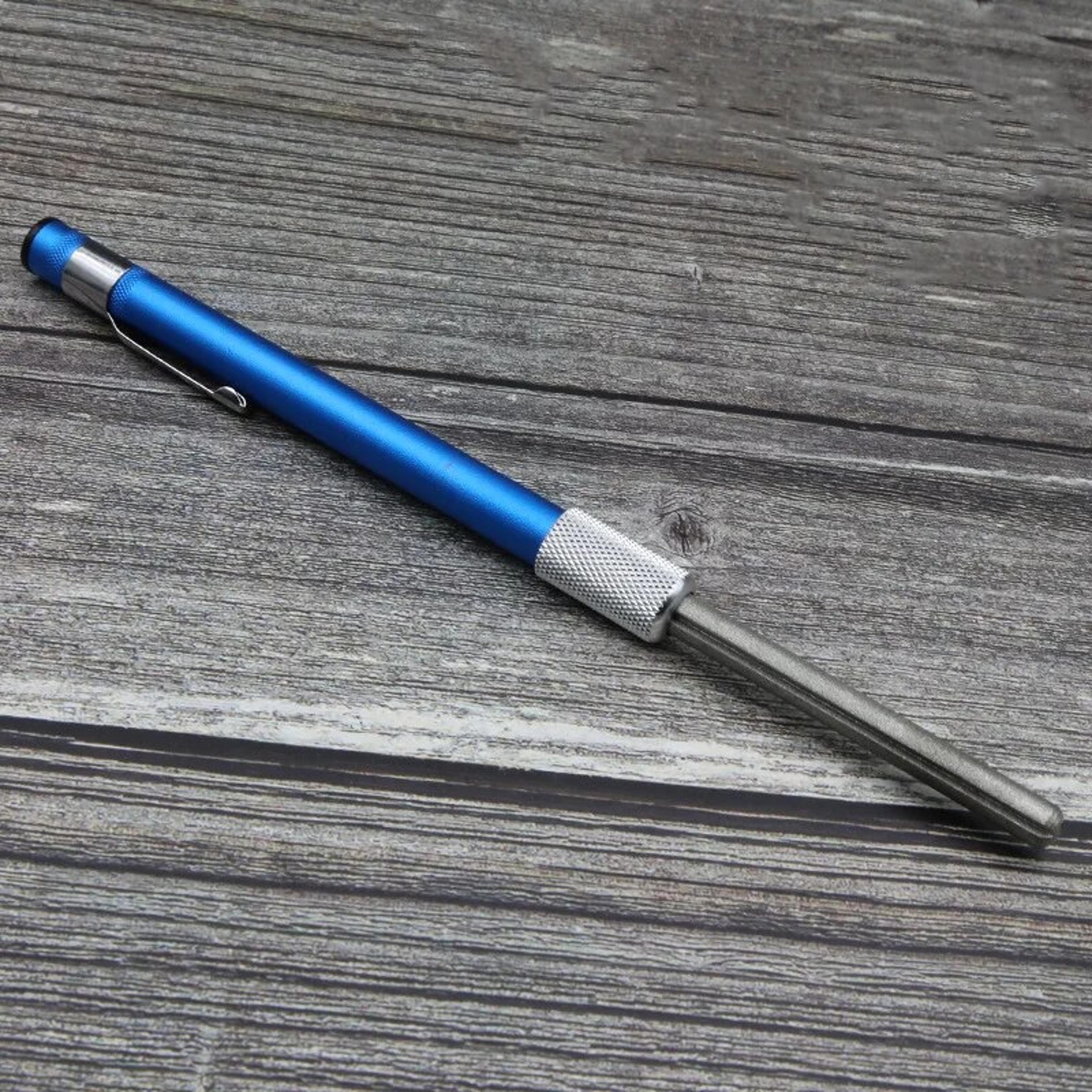 portable diamond blade sharpener for knives, fish hooks, and serrated blades – compact outdoor grinding tool