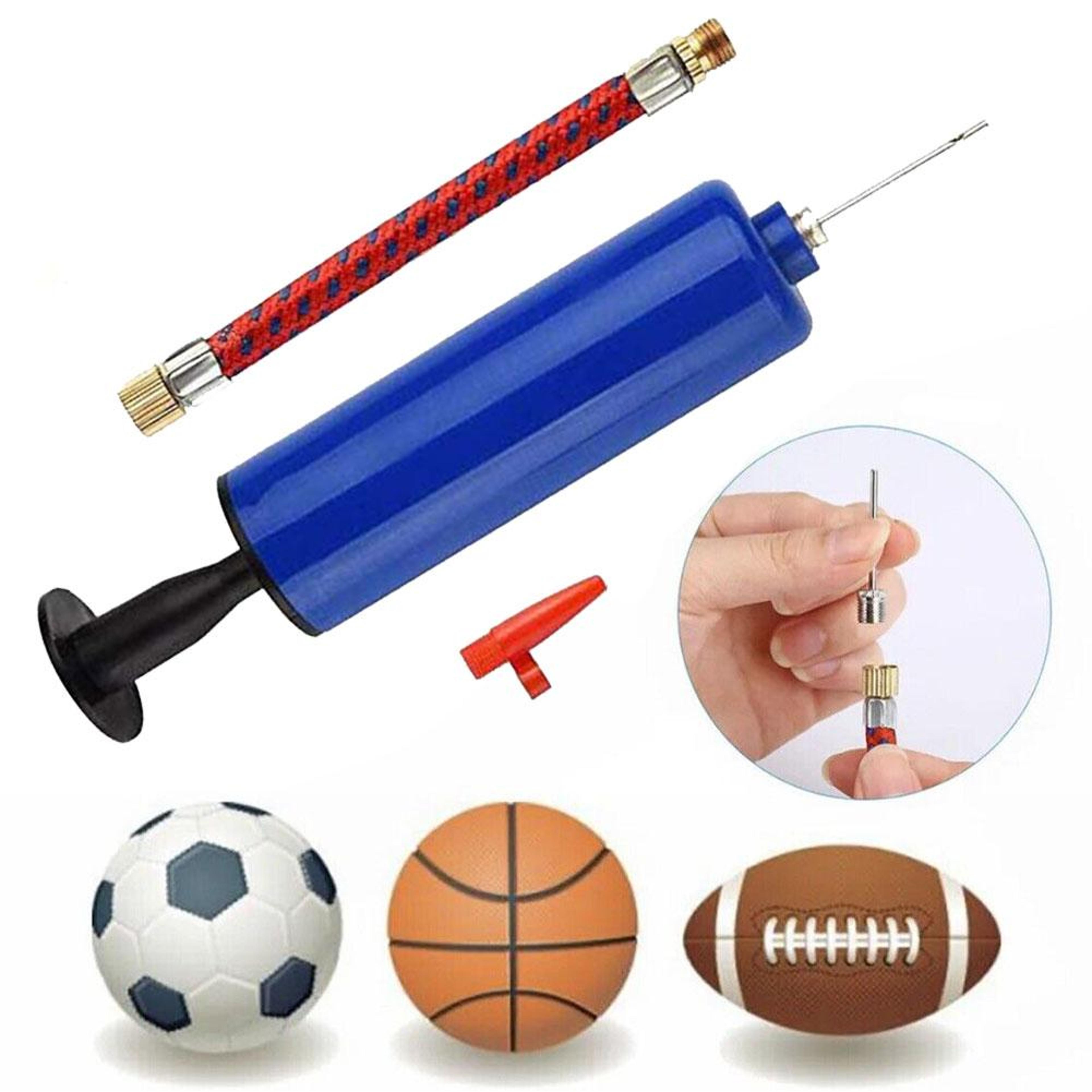 portable mini hand air pump for soccer, basketball, football & volleyball balls – inflatable kit with needle