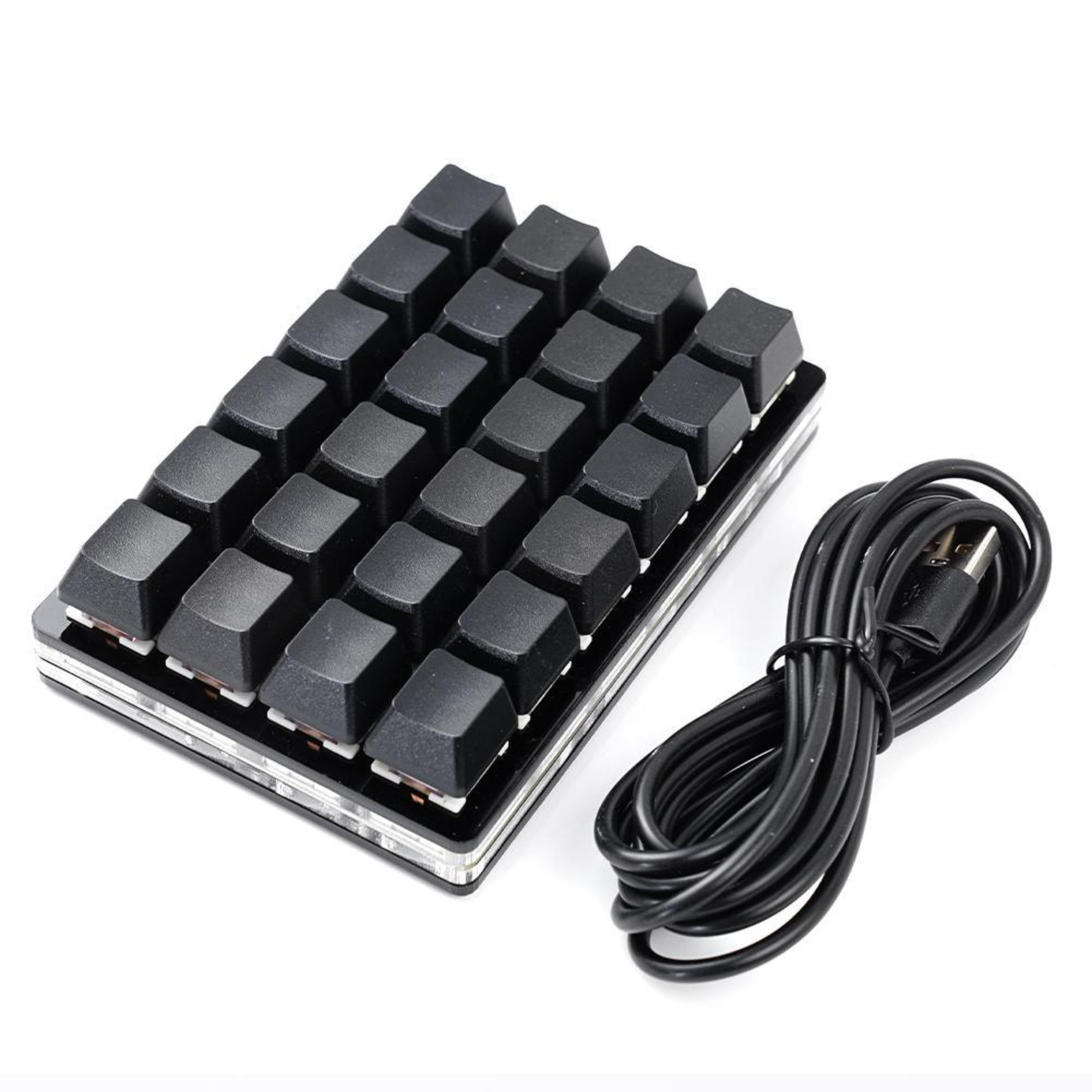 mini usb custom mechanical gaming keyboard with programmable keys and macro function
