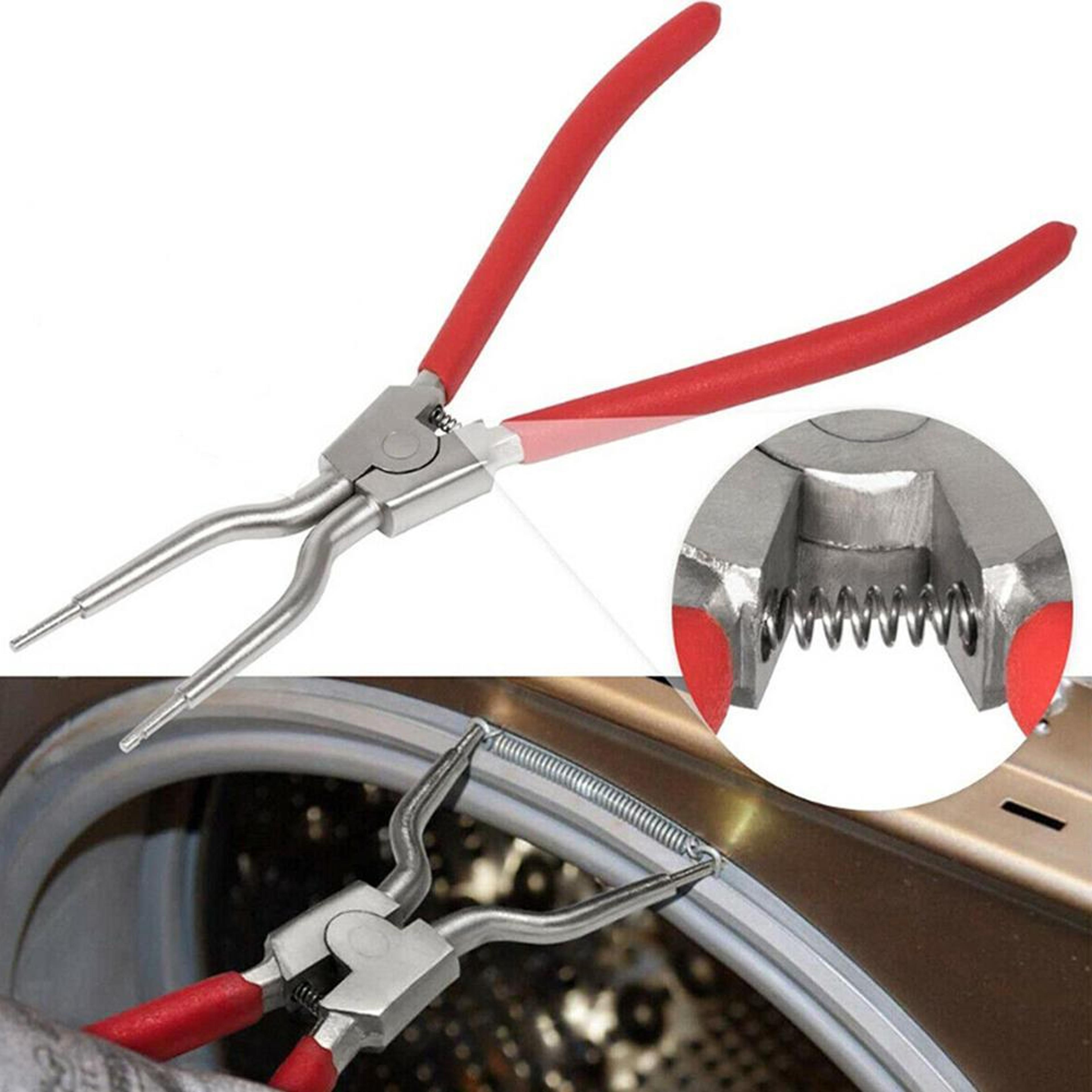 washing machine tub spring expansion tool – prevent rust, upgrade built-in spring tool for easy inner & outer tub seal