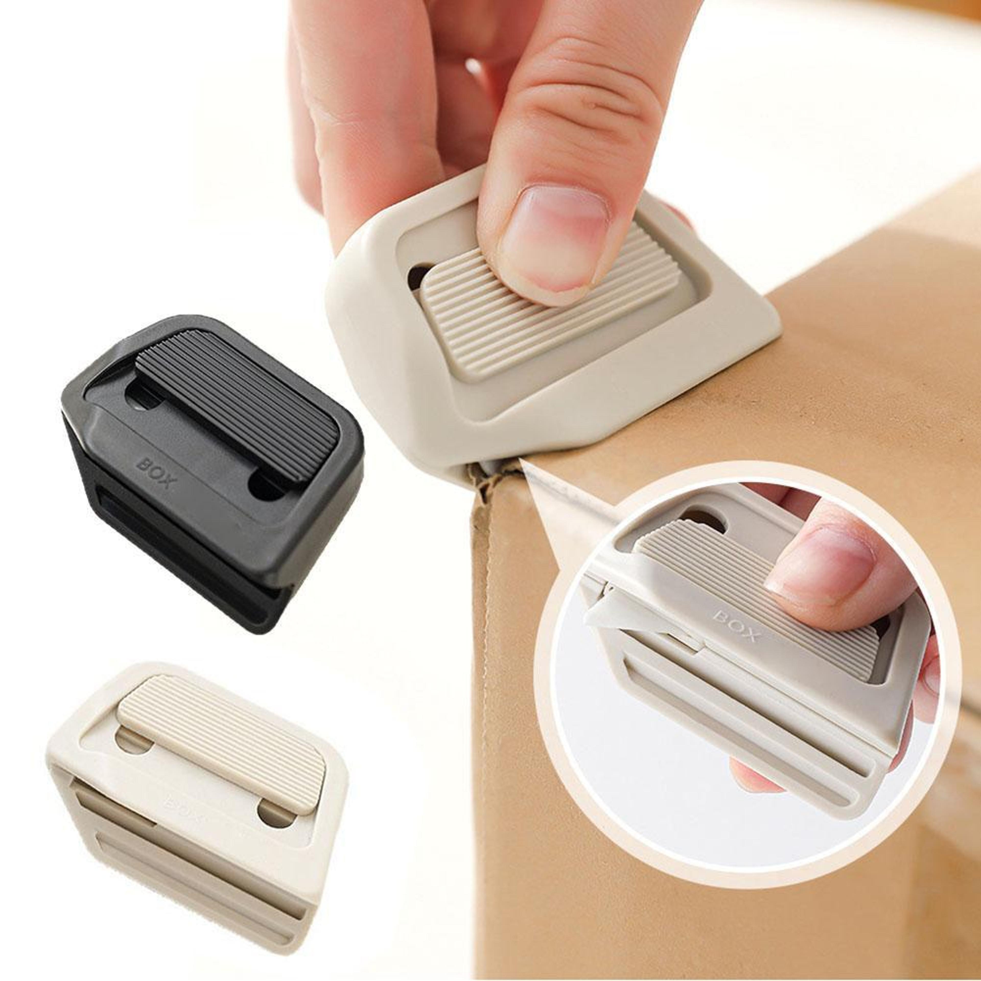magnetic ceramic box cutter – retractable, safety blade for cardboard & package opening