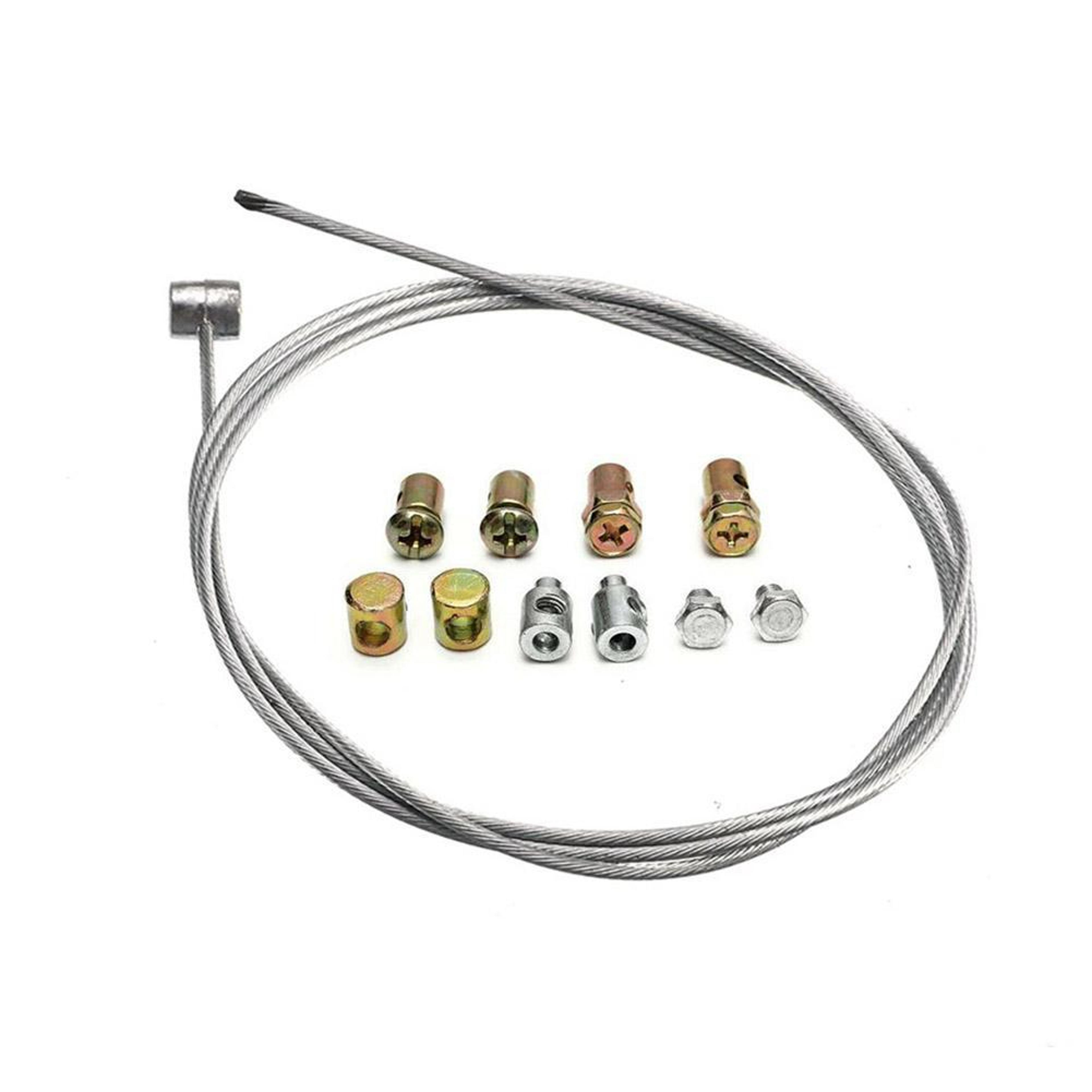 universal motorcycle emergency throttle cable repair kit – for clutch, throttle, and brake cables