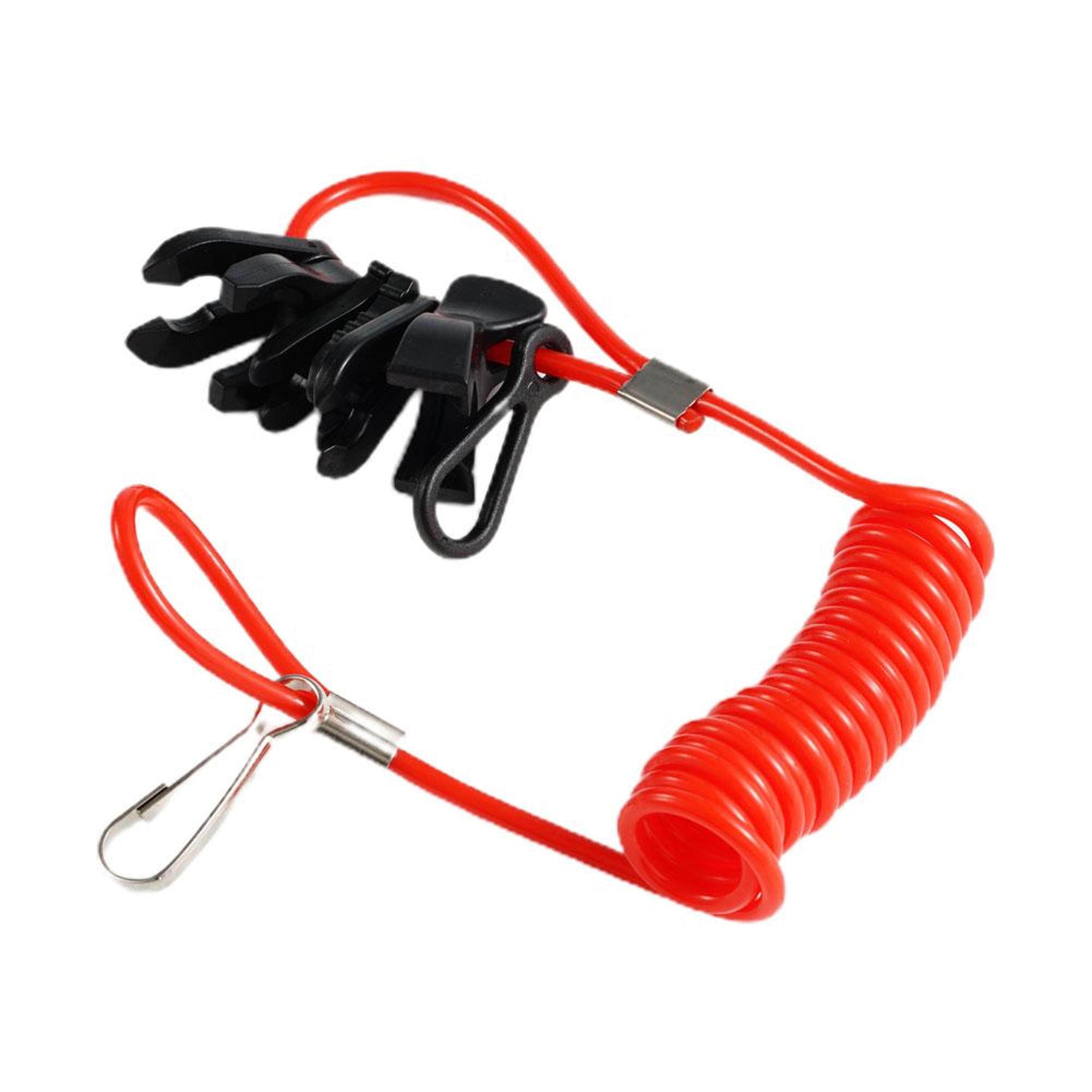 outboard motor kill switch lanyard - universal, keys for mercury, yamaha, honda, and more