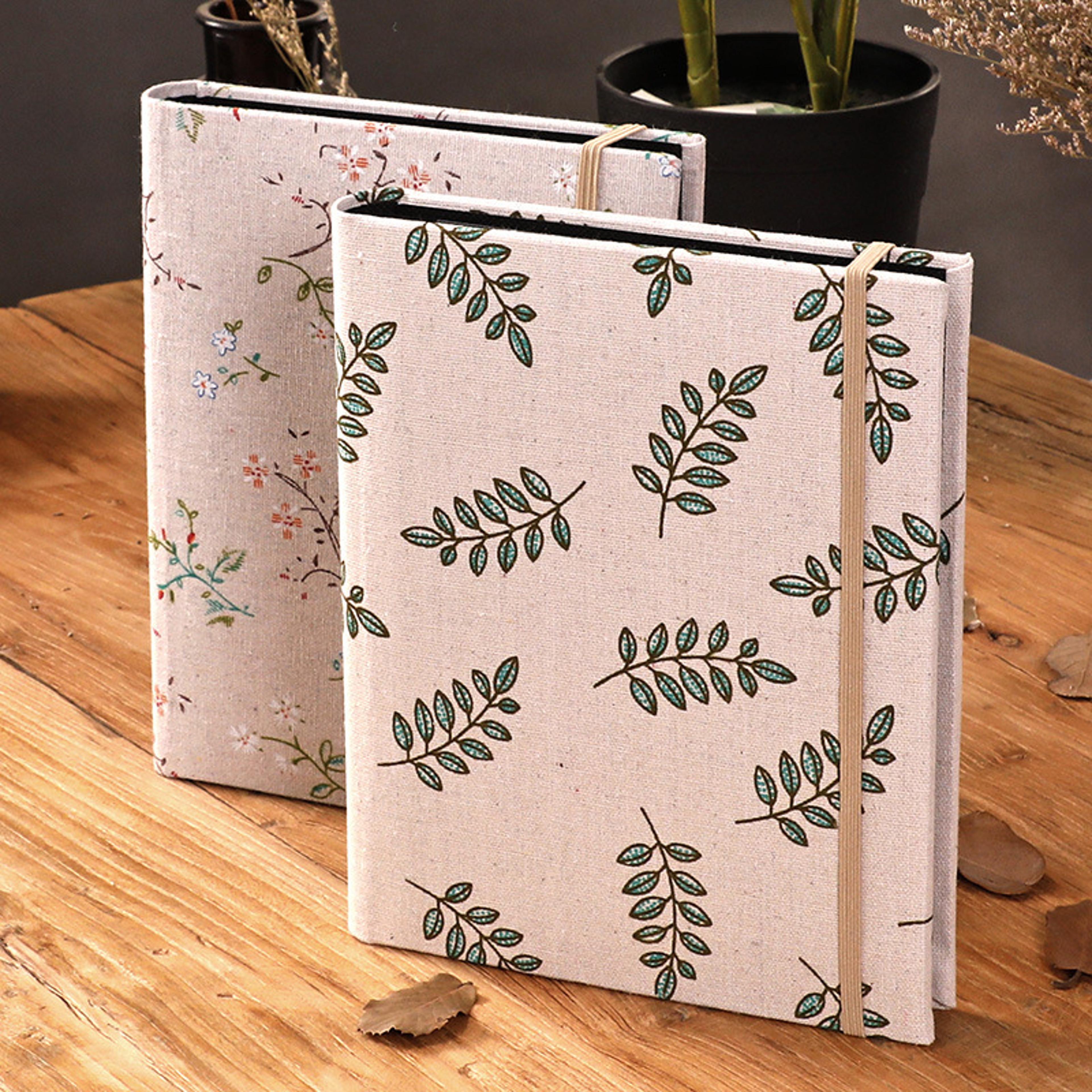 linen cover photo album – creative scrapbooking & family memory storage