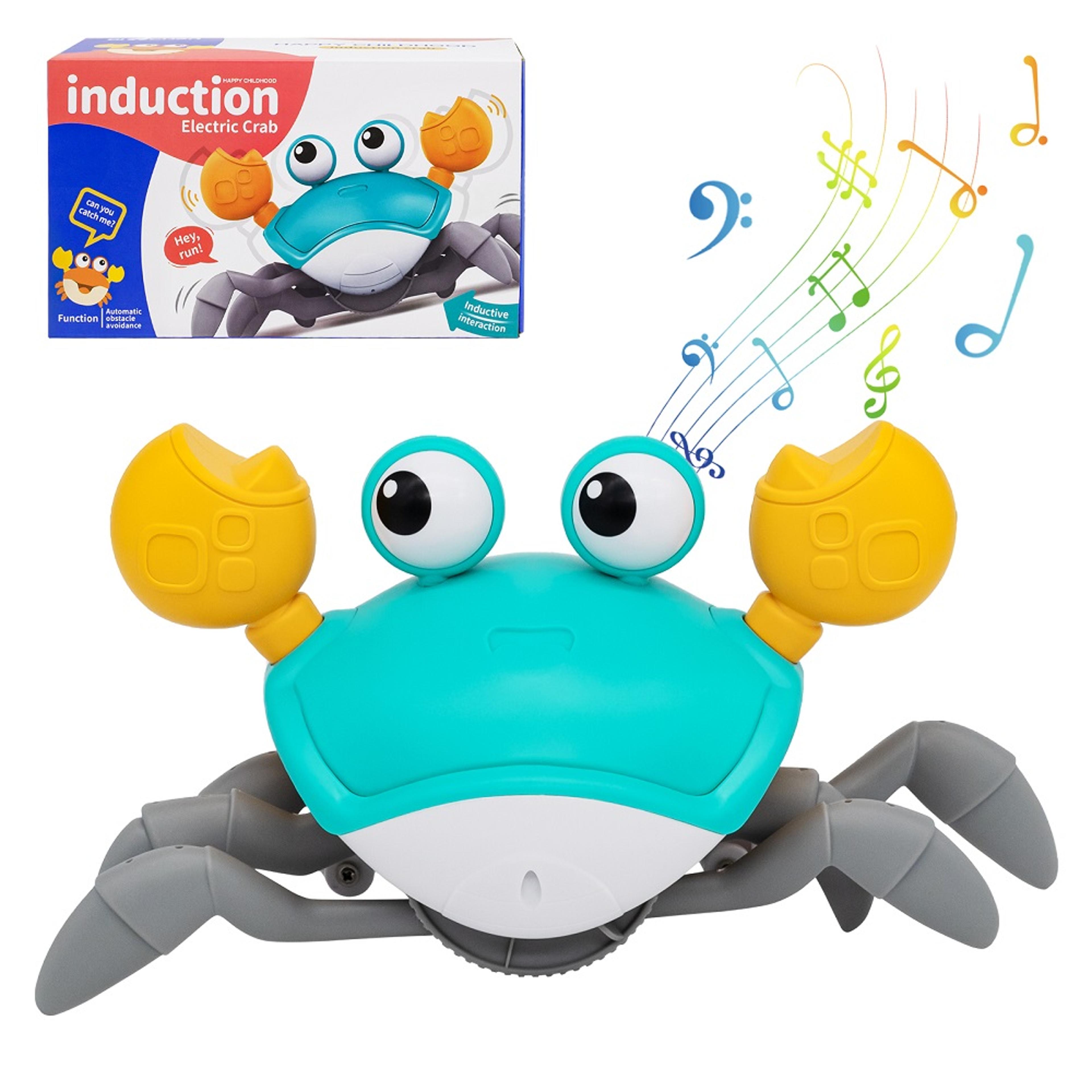 dancing crab toy for babies | interactive crawling escape crab | fun birthday & holiday gift for boys & girls