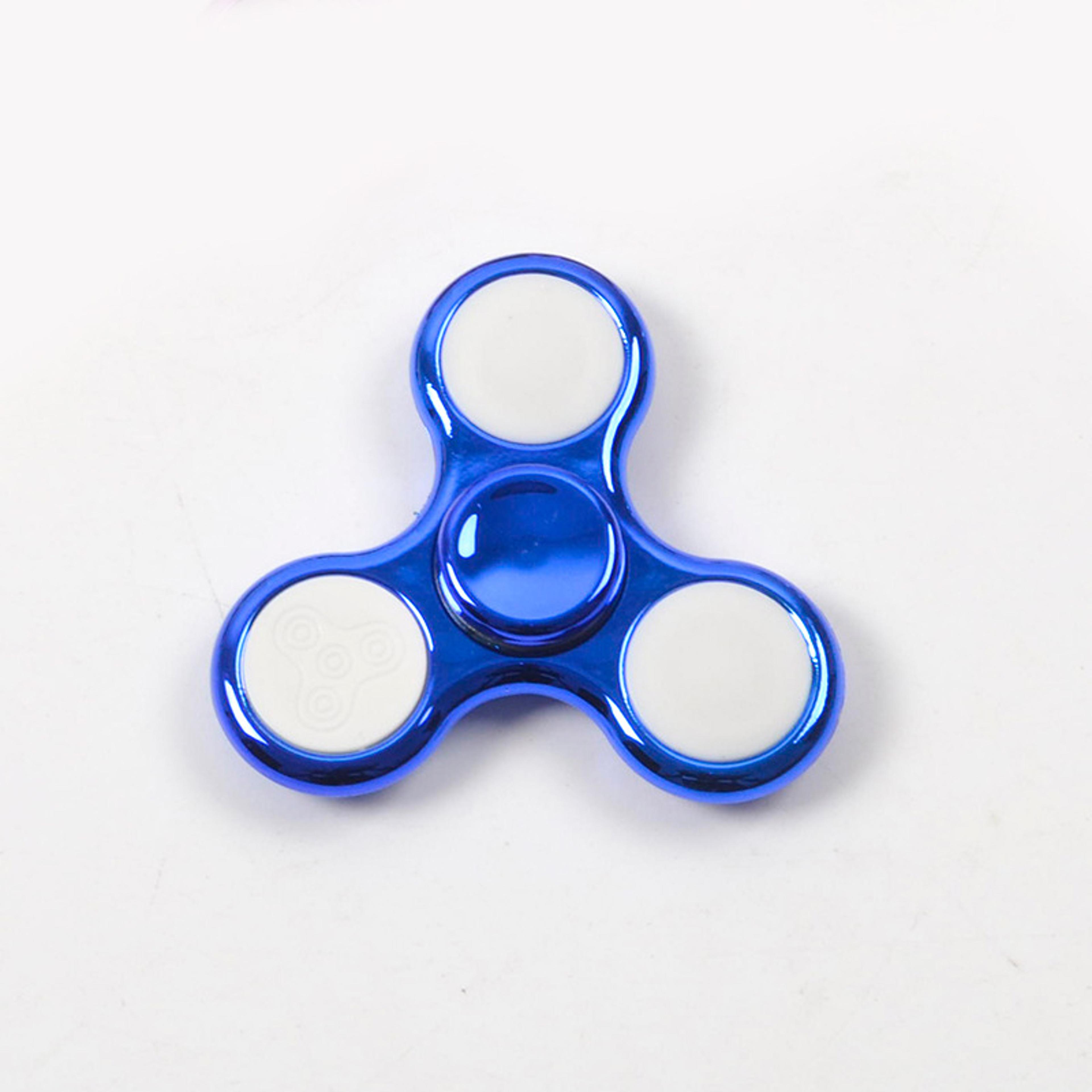 creative led light fidget spinner – glow in the dark stress relief toy for adults & kids