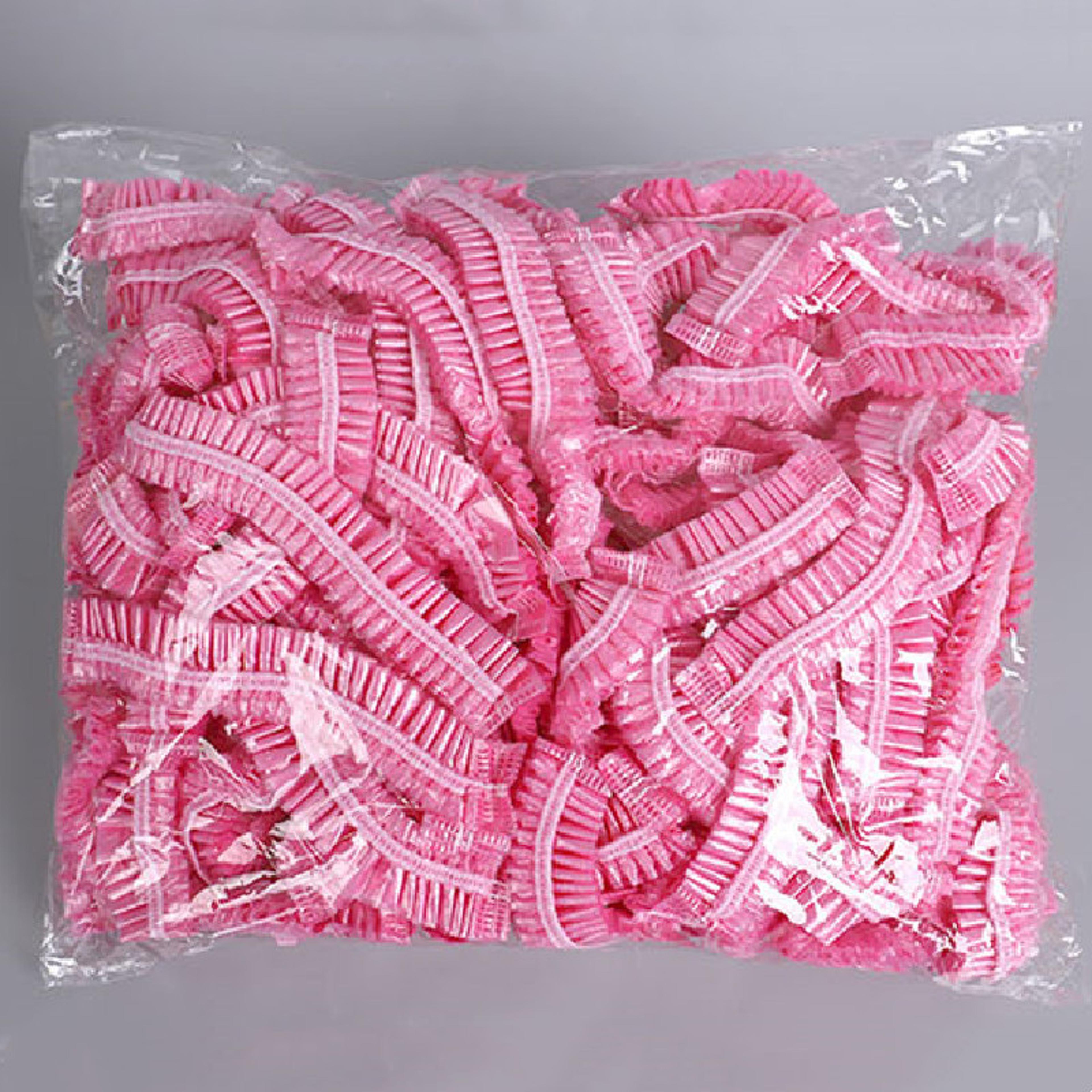 disposable waterproof shower caps – elastic hair cap for salon, spa, and bathroom use
