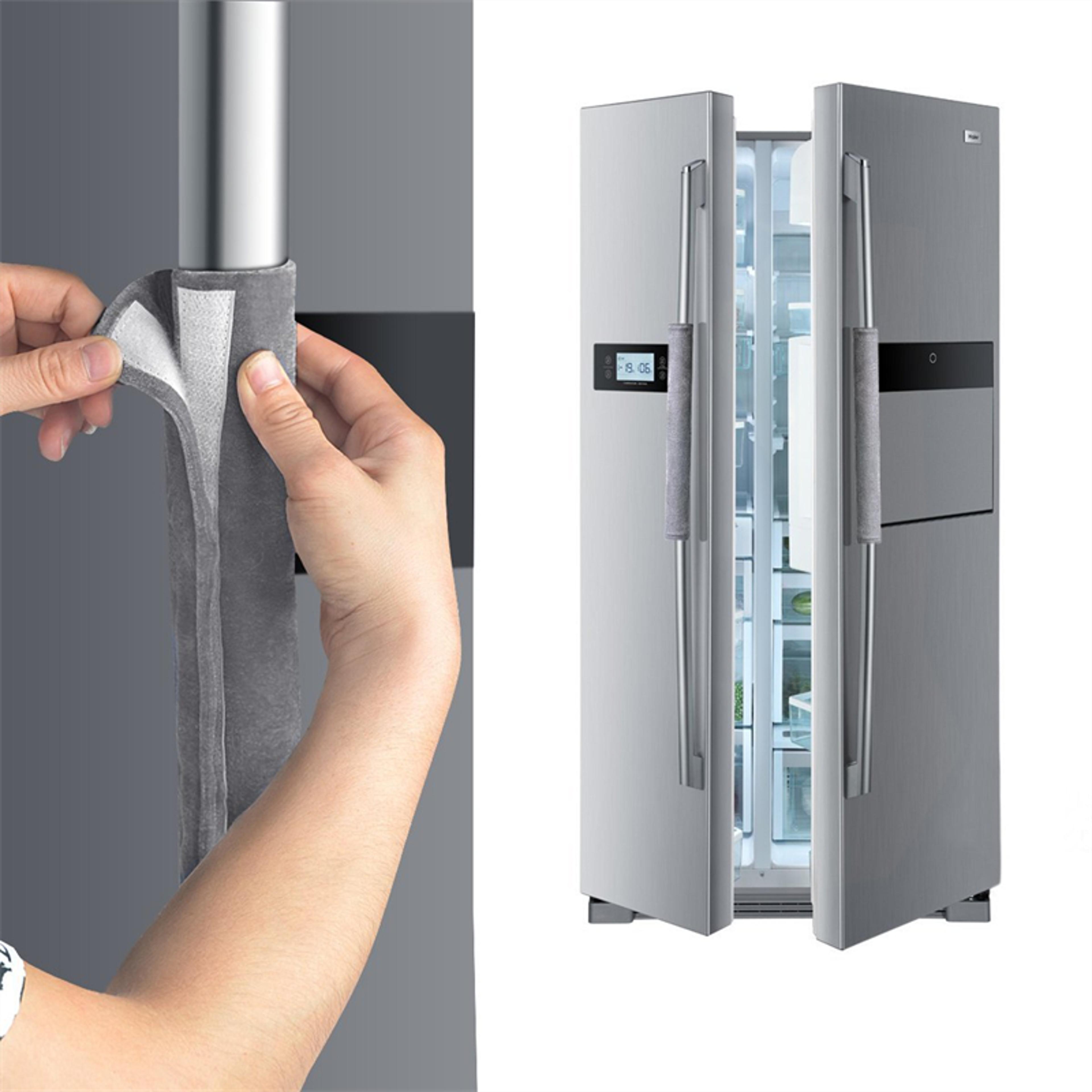 refrigerator door handle covers - anti-skid protector gloves for fridge, oven, and microwave