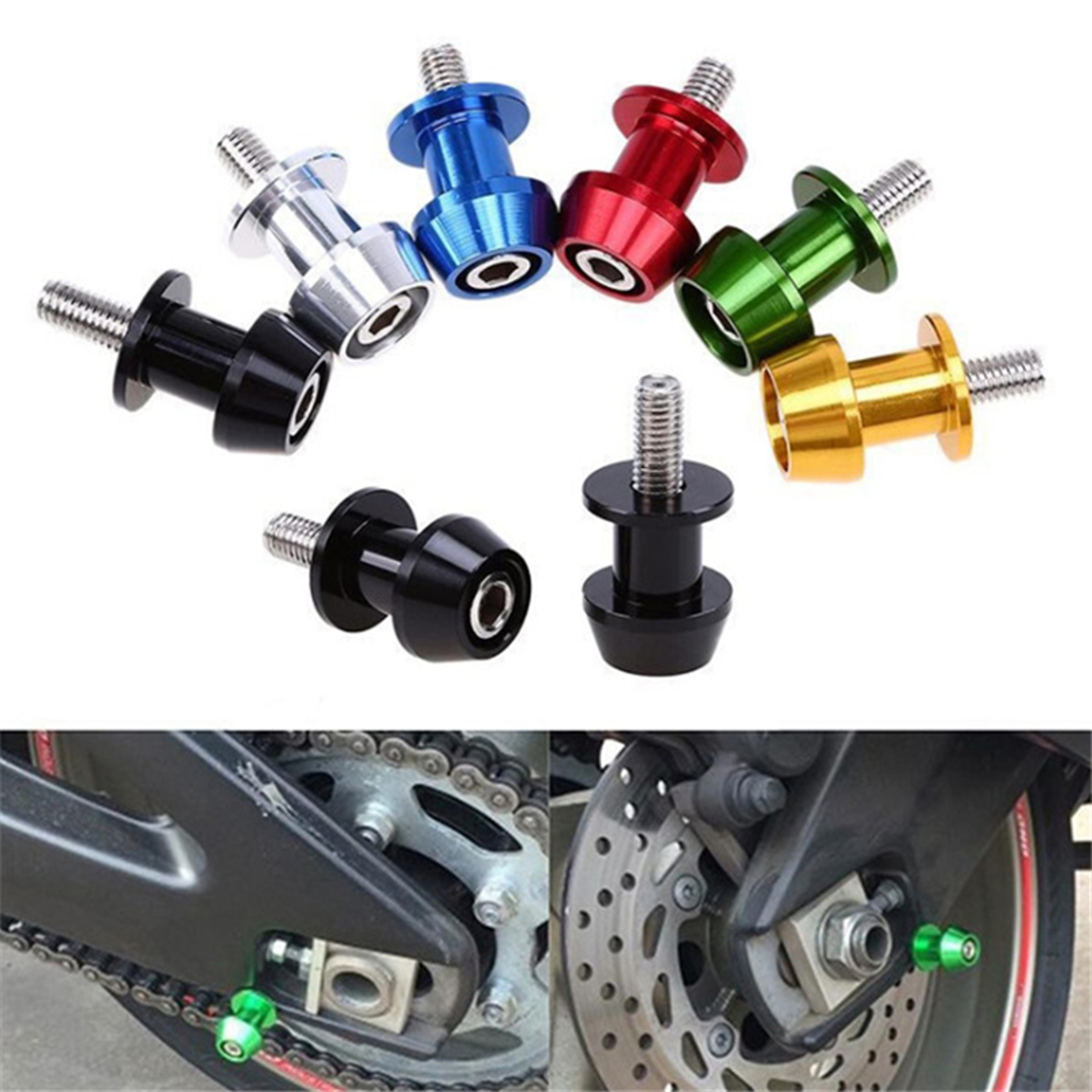 aluminum motorcycle stand swingarm spools slider – heavy duty motorcycle accessory for easy maintenance