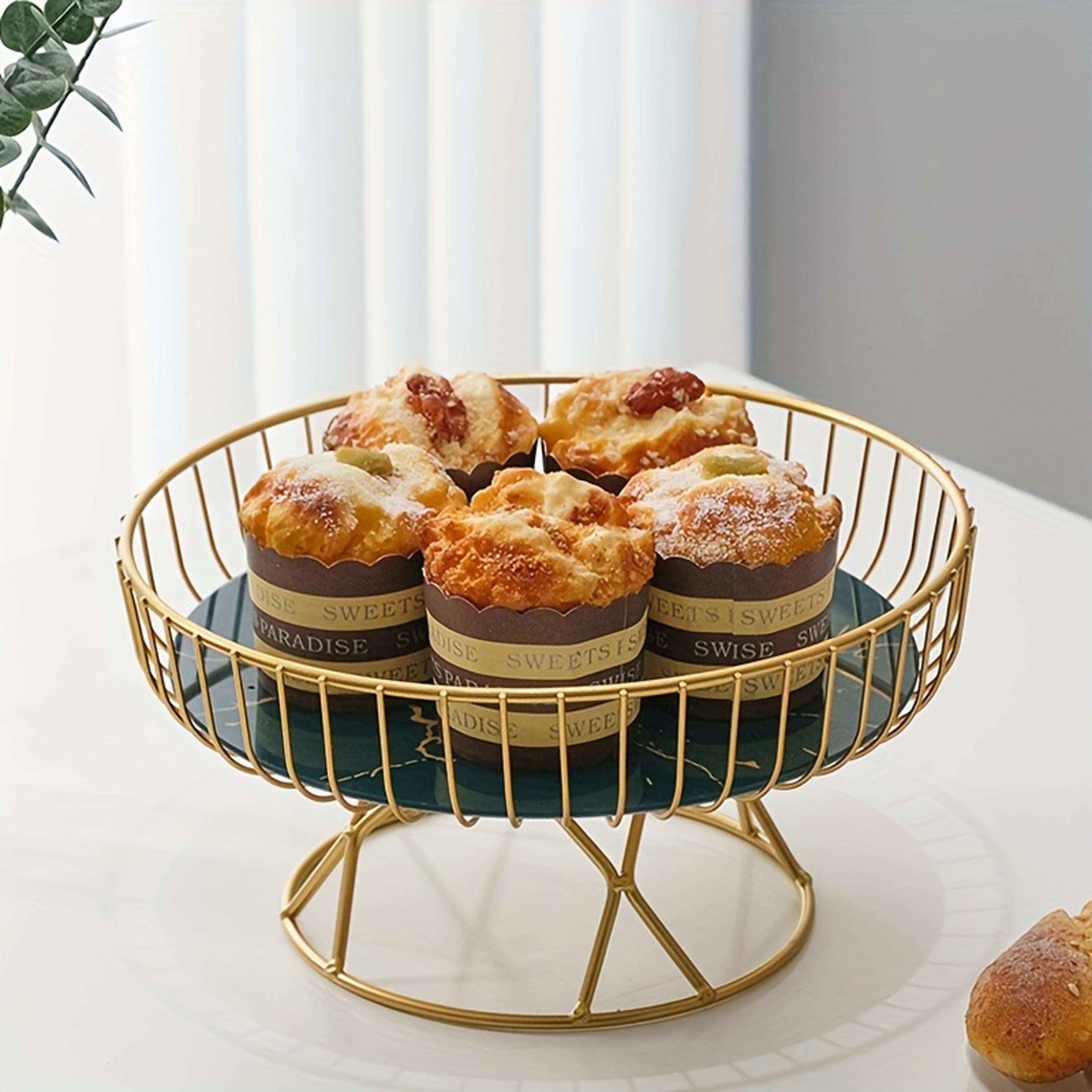 luxury fruit plate – creative living room fruit basket, afternoon tea candy dessert stand, snack tray for parties