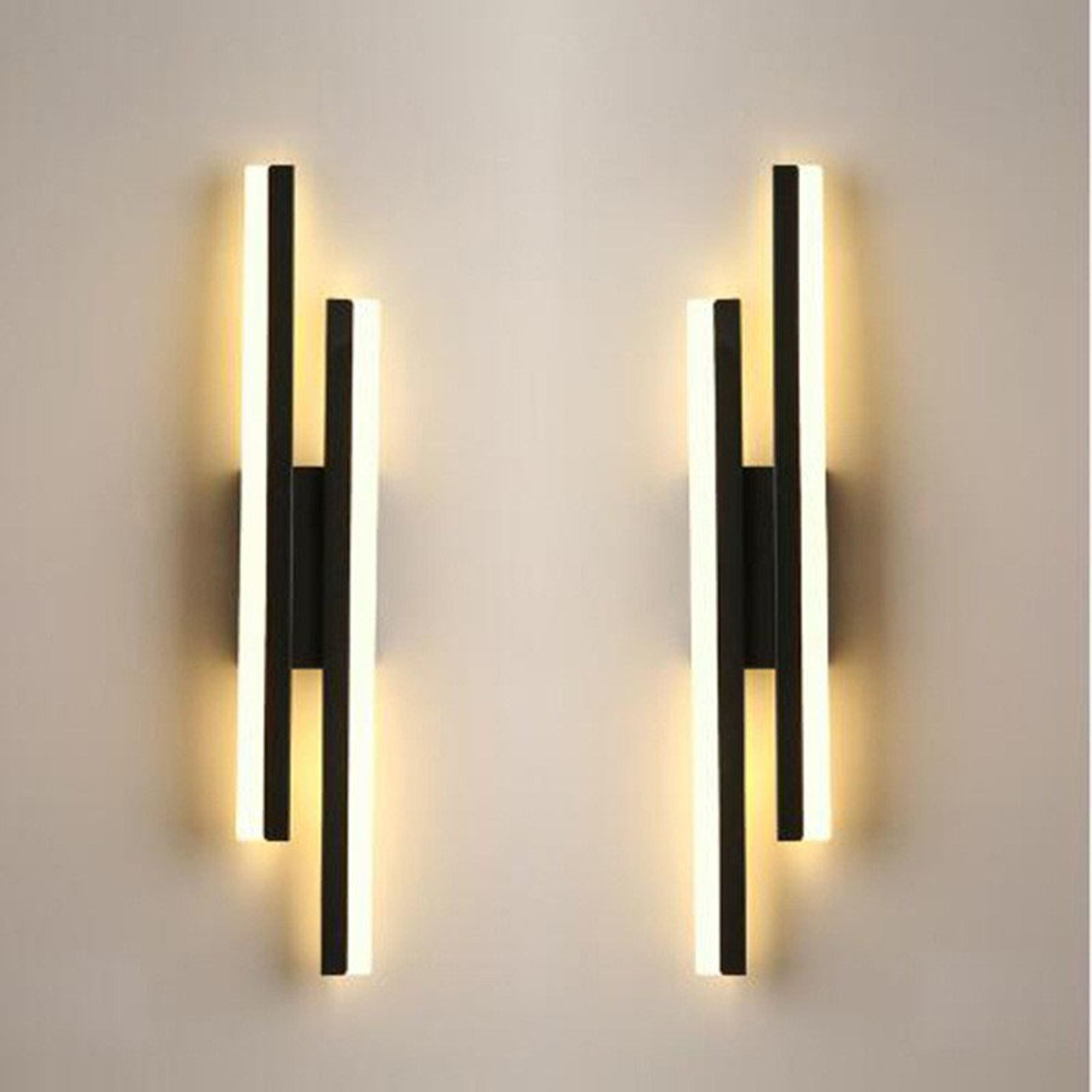 modern led copper line pipe wall lamp – elegant wall sconce for living room, bedroom, and corridor