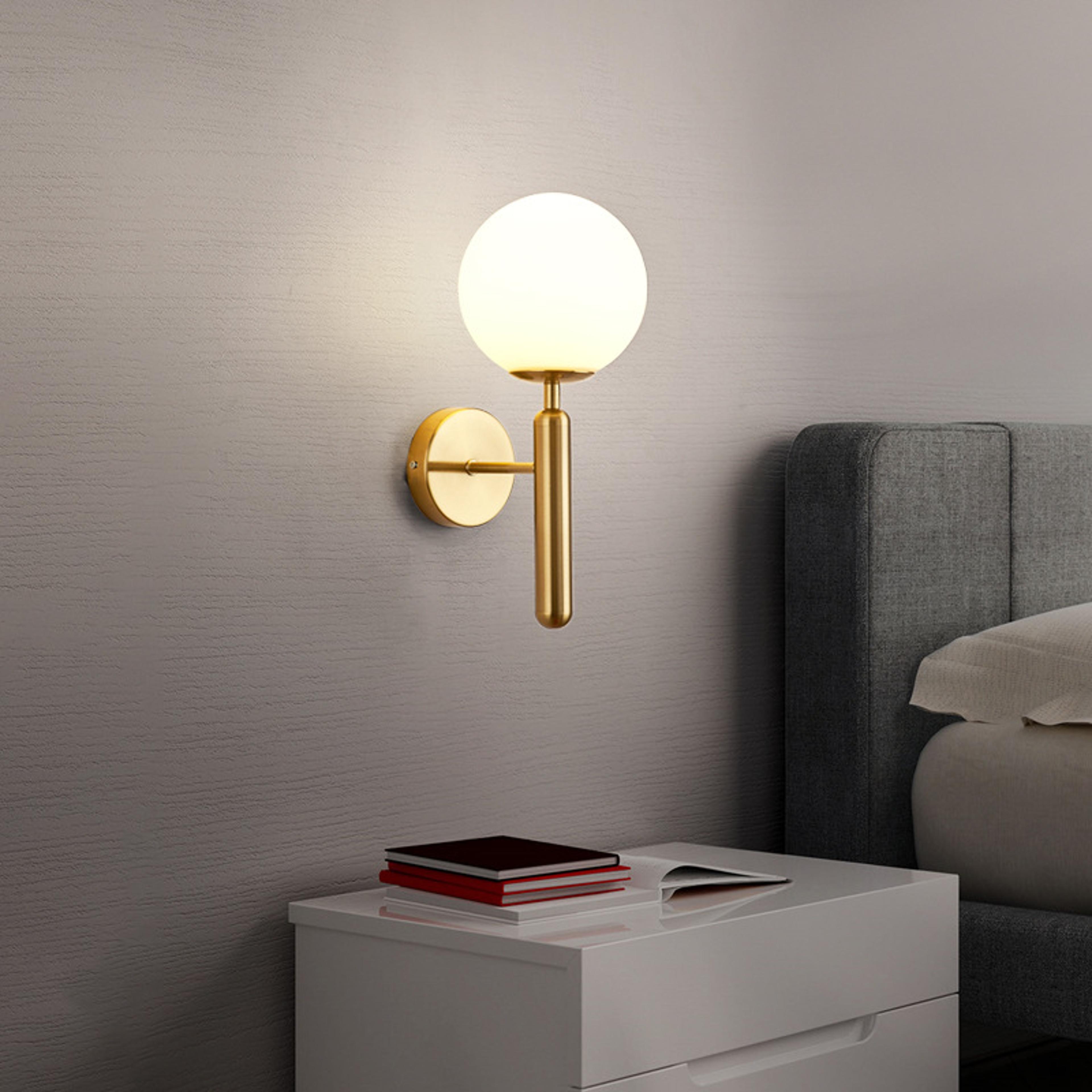 modern wall lamp – simple, elegant lighting for living room & bedroom, iron wall mounted fixture