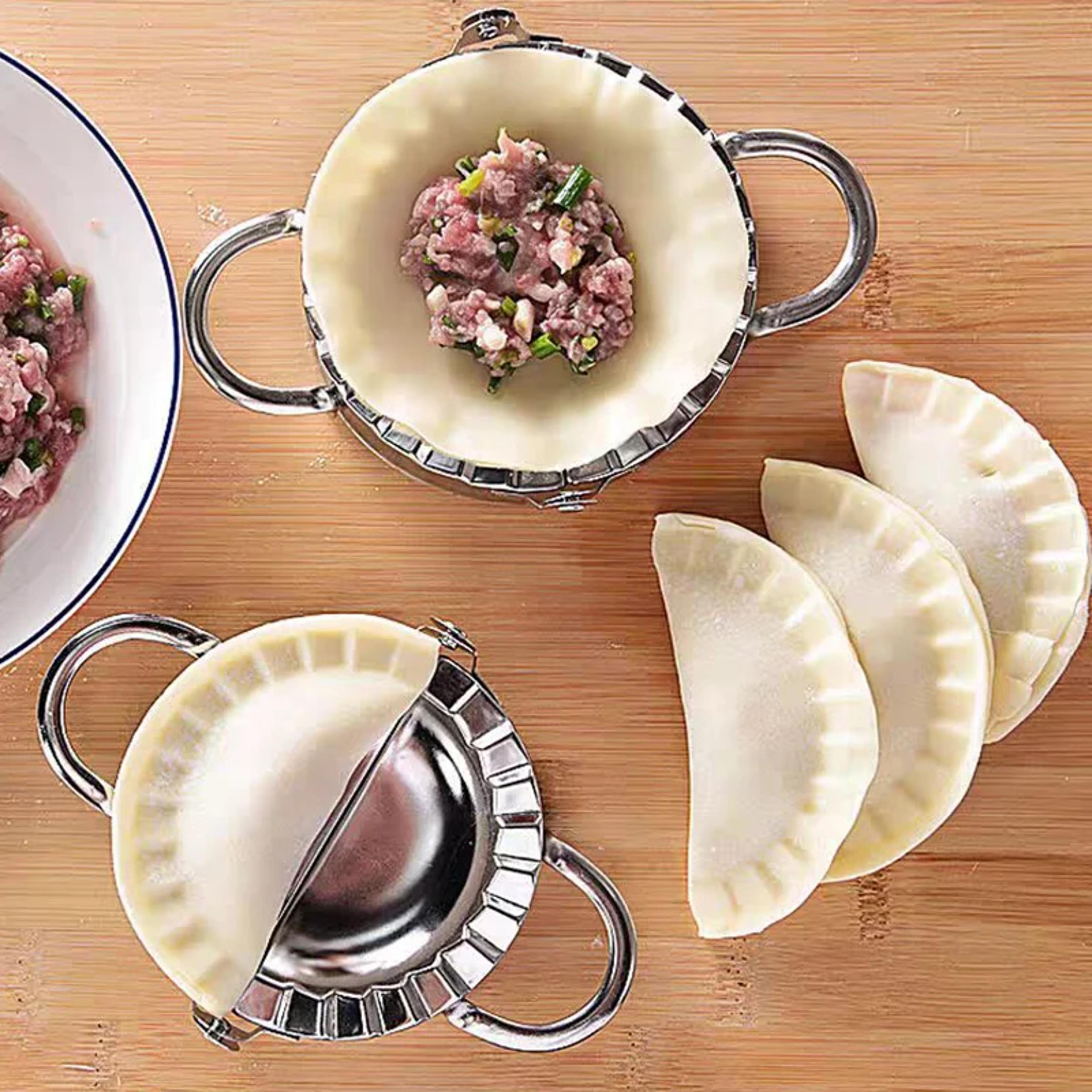 stainless steel dumpling maker – perfect dumplings, empanadas, and pierogies in minutes