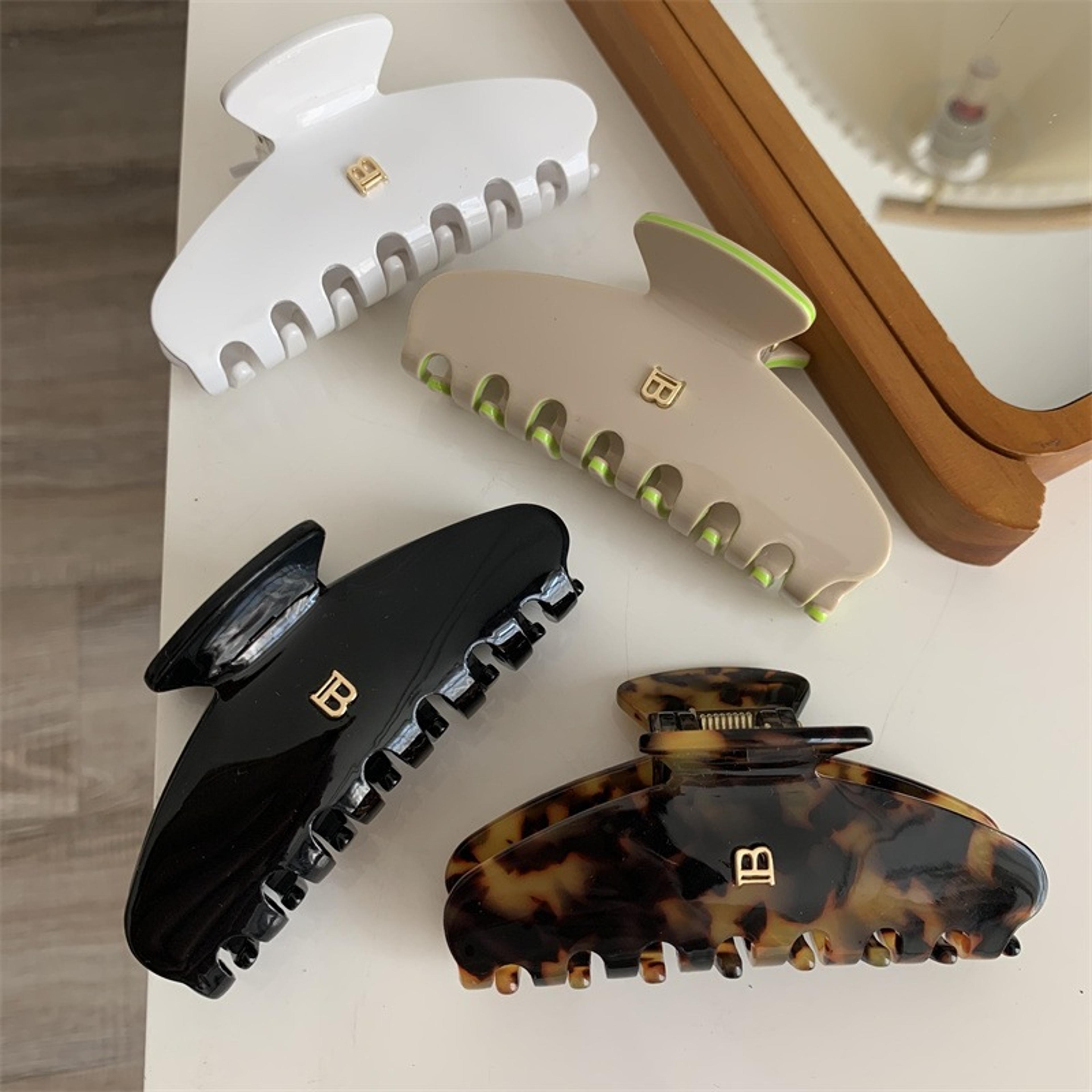 acetate sheet letter shark hair clip – stylish headband accessory for every occasion
