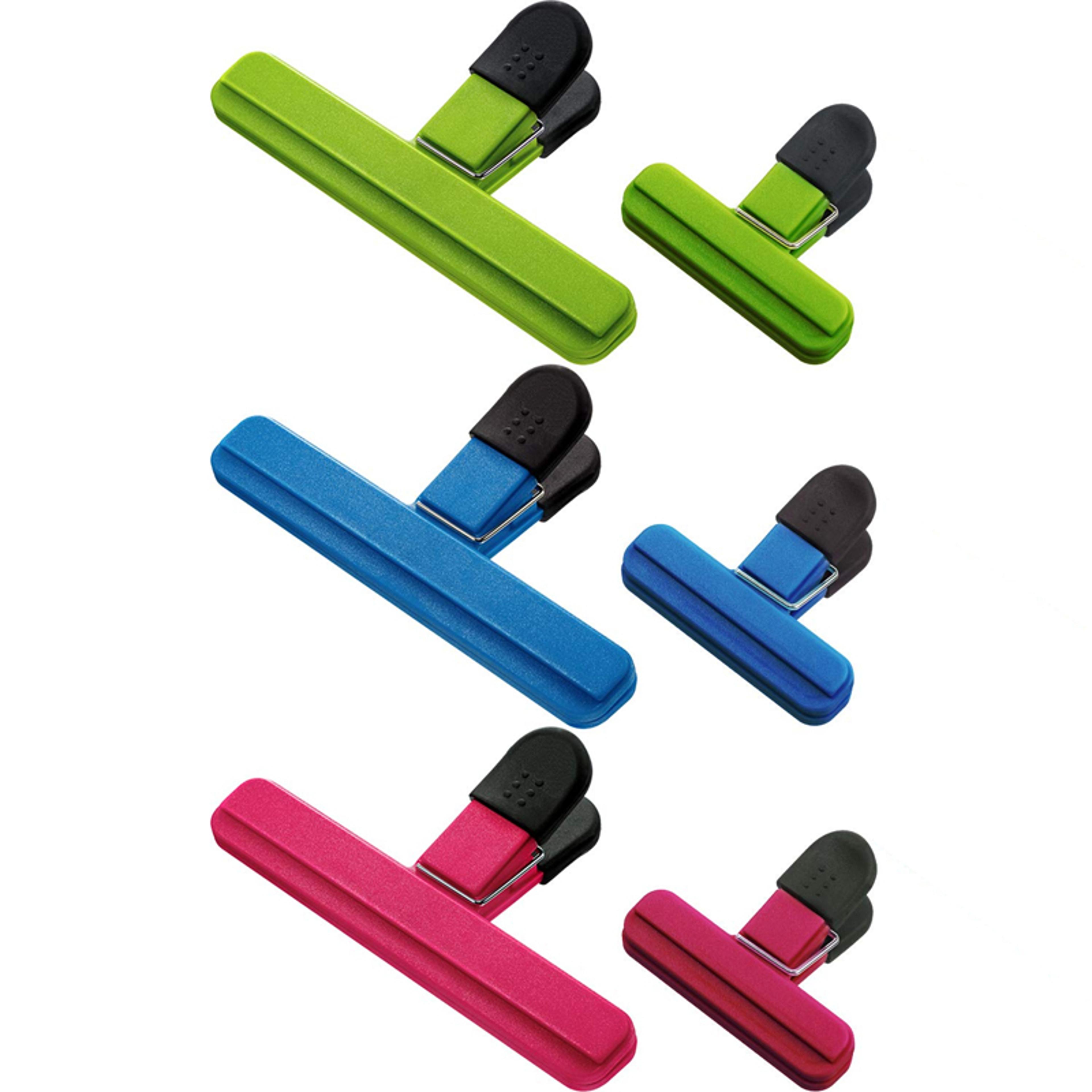 large food bag clips – assorted sizes, strong grip for coffee, bread, and snack bags