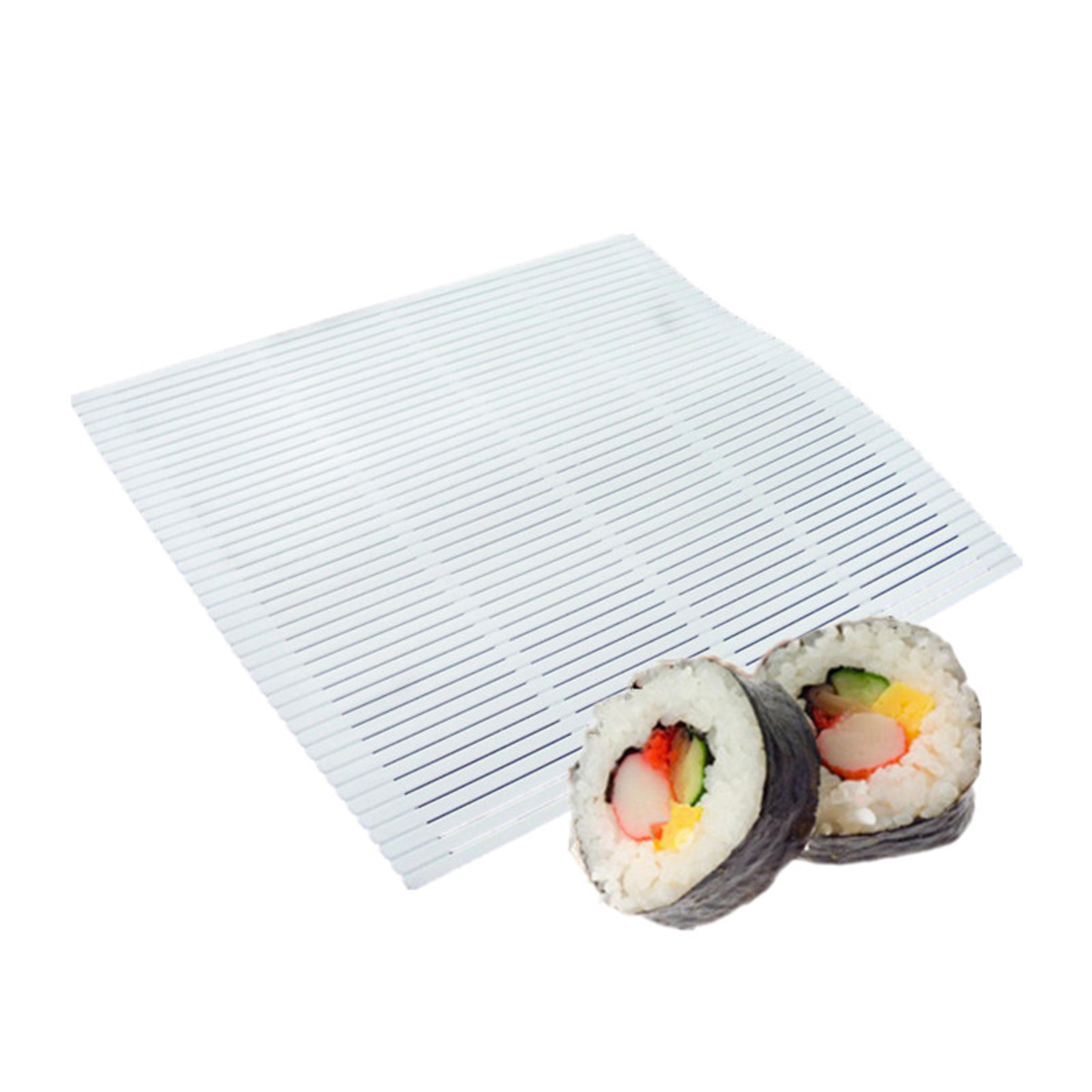 silicone sushi rolling mat for easy non-stick sushi rolls, sushi roll maker