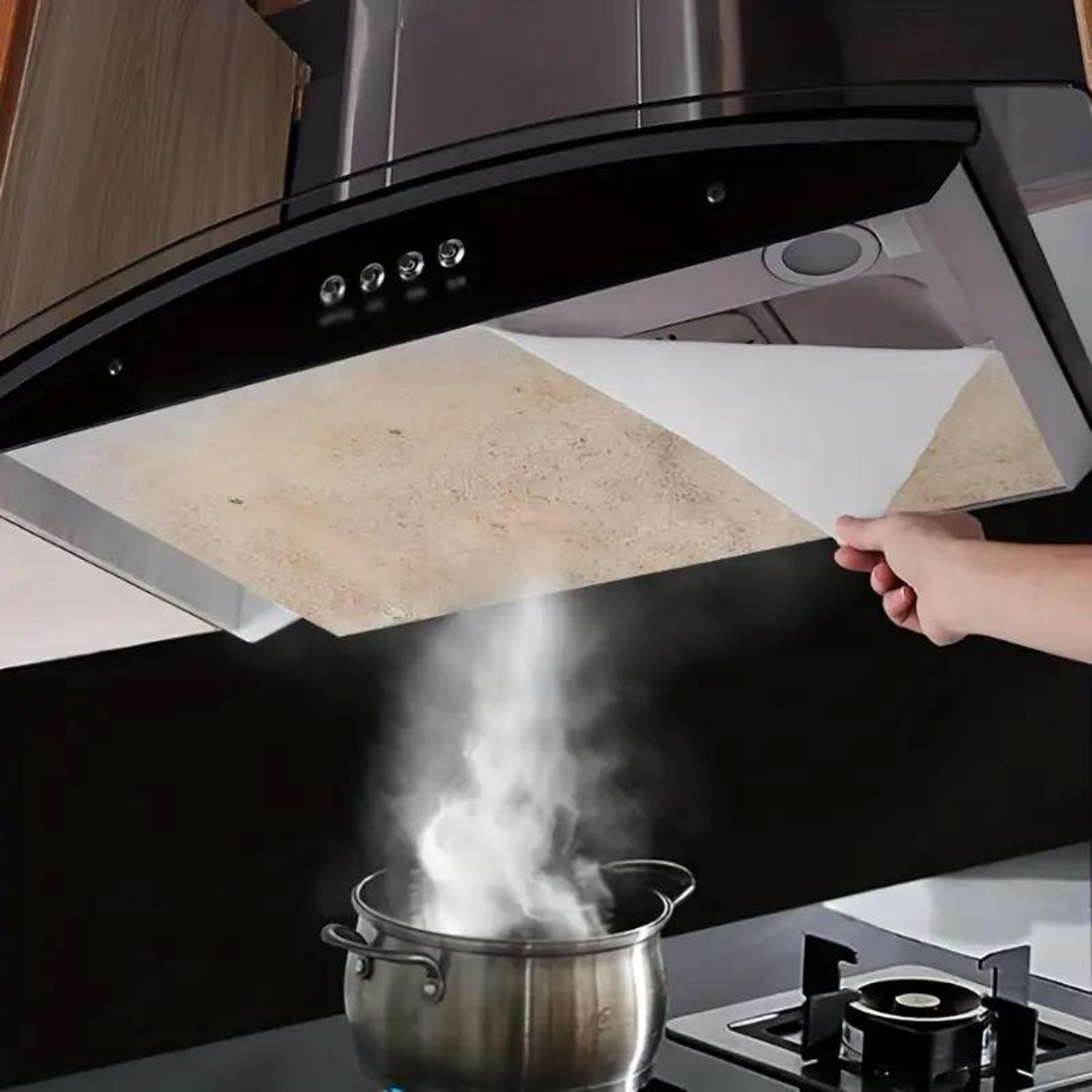 disposable hood oil filter paper for kitchen extractor fans | non-woven grease & oil absorbent filters
