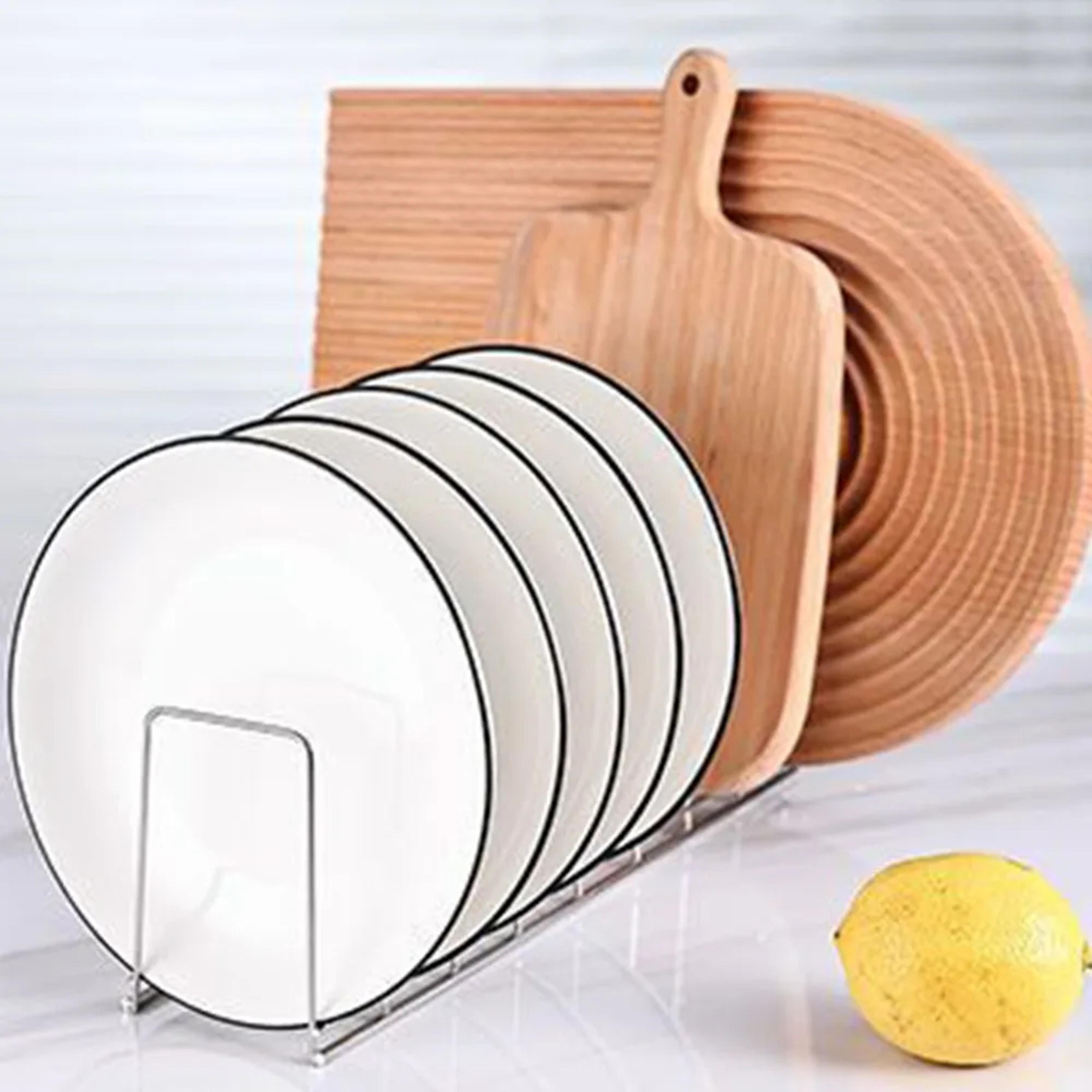 stainless steel dish draining rack – space-saving plate & bowl holder for kitchen organization
