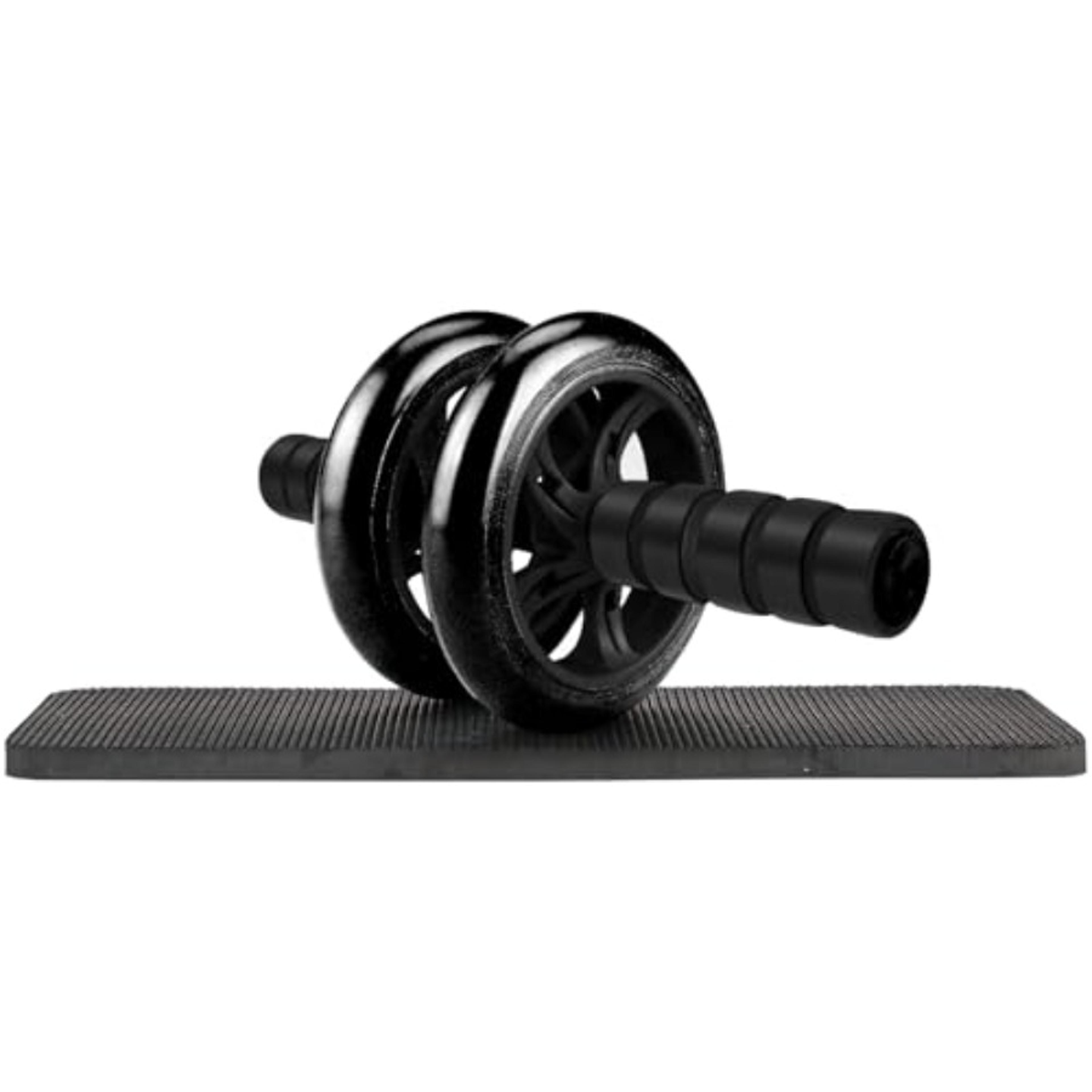 adjustable resistance abdominal wheel roller for core strengthening - non-slip grip fitness equipment