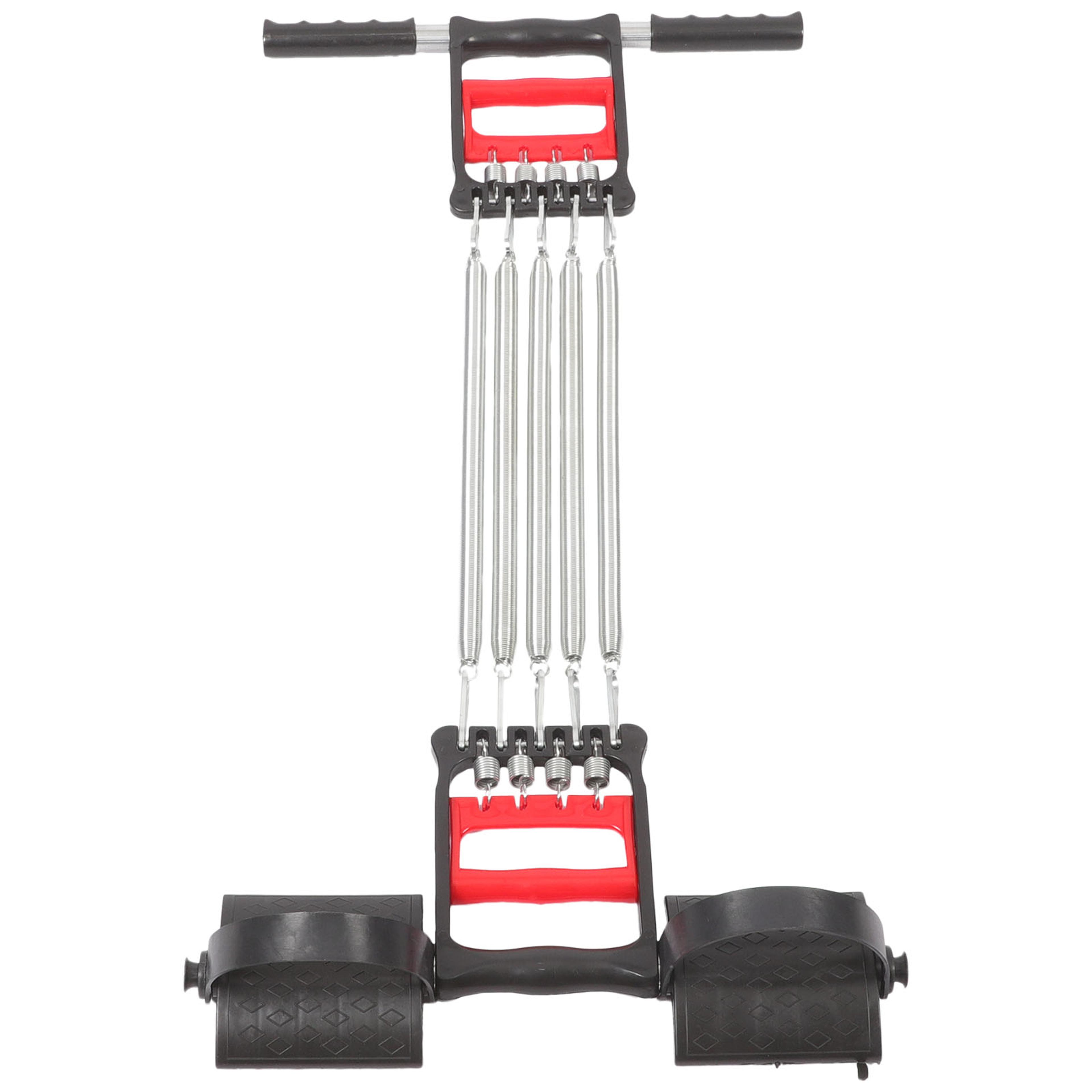 spring chest expander for men - durable stainless steel fitness equipment for tension, strength & muscle development
