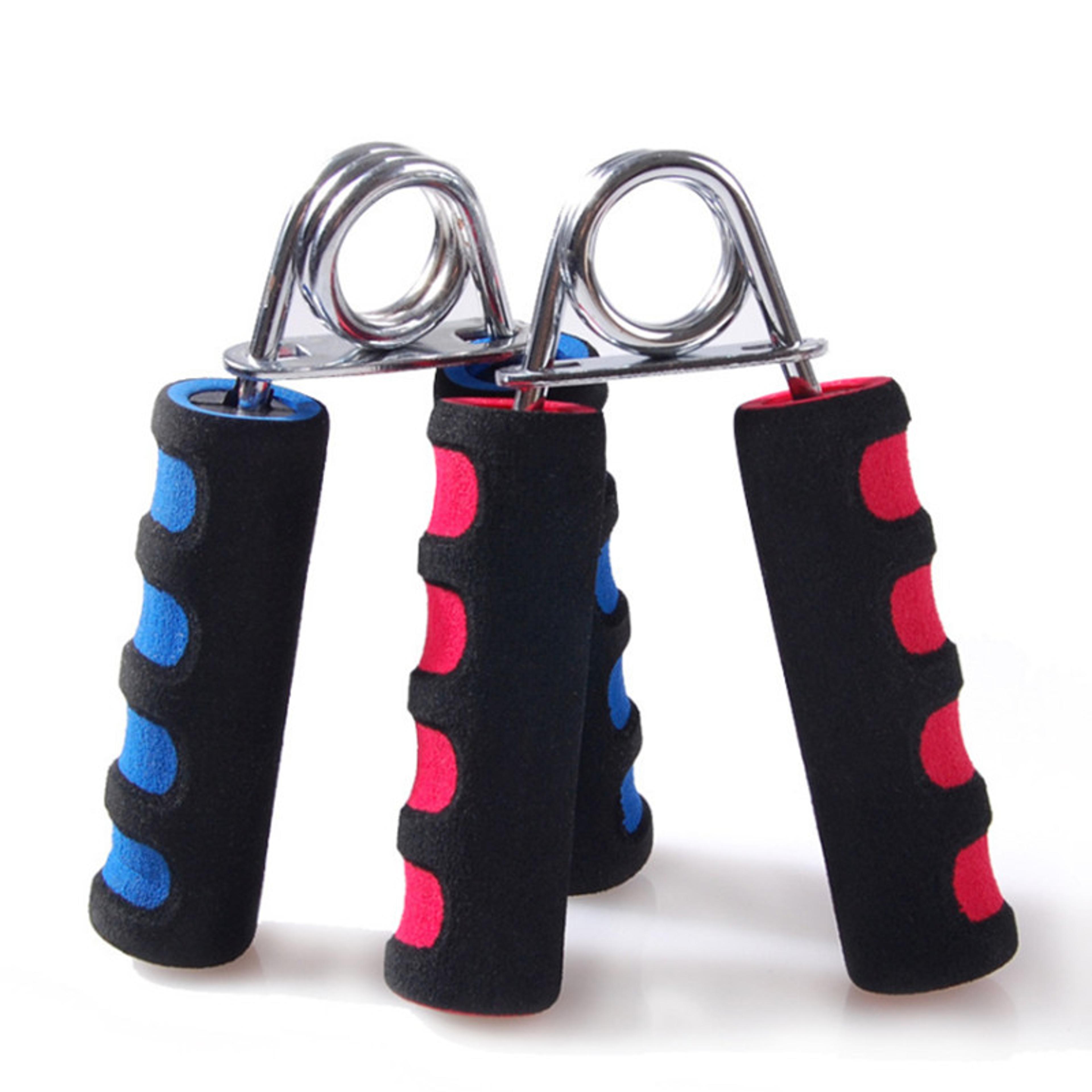 heavy duty spring hand grip strength trainer – foam wrist grippers for arm & finger muscle exercise