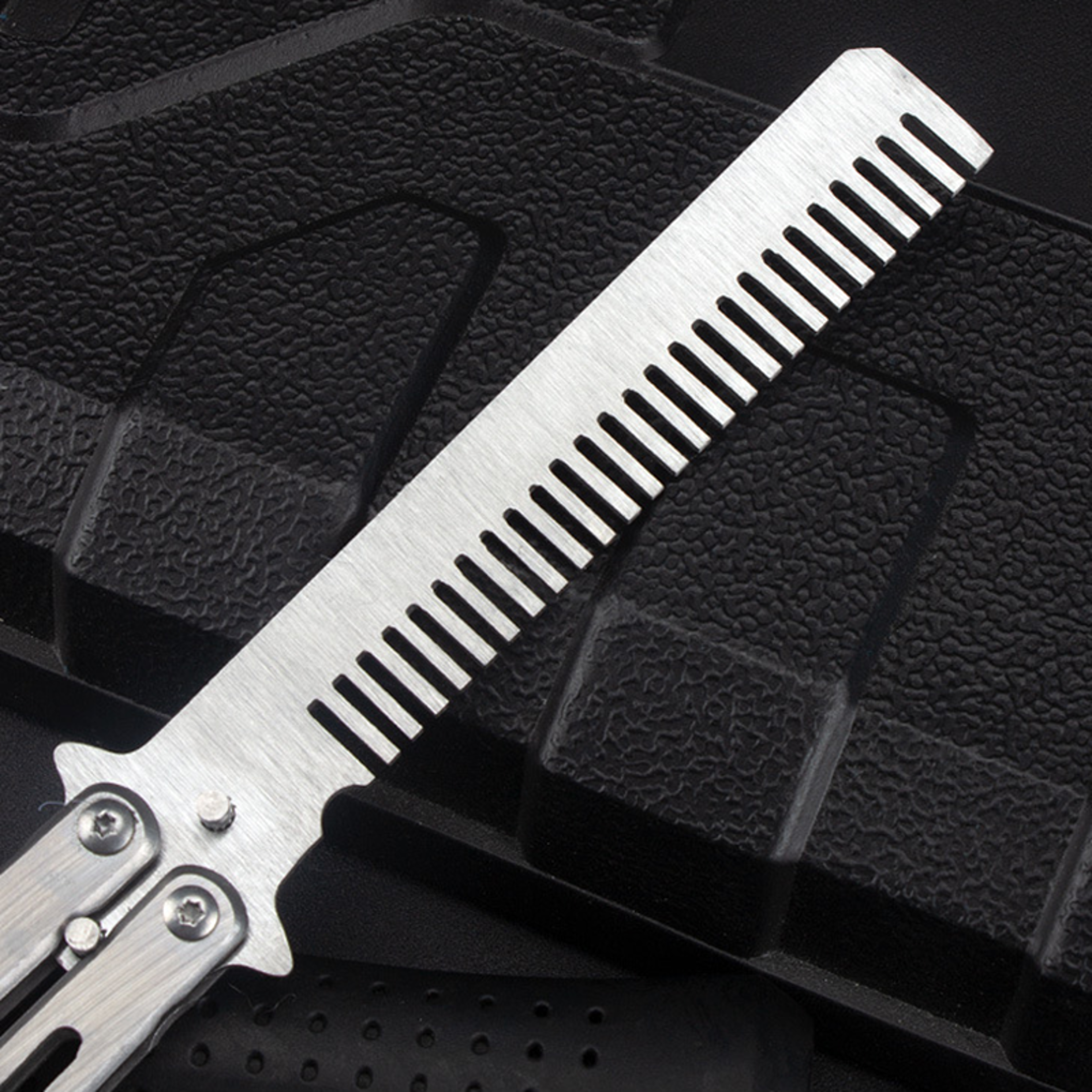 swing comb stainless steel butterfly knife comb for novice training