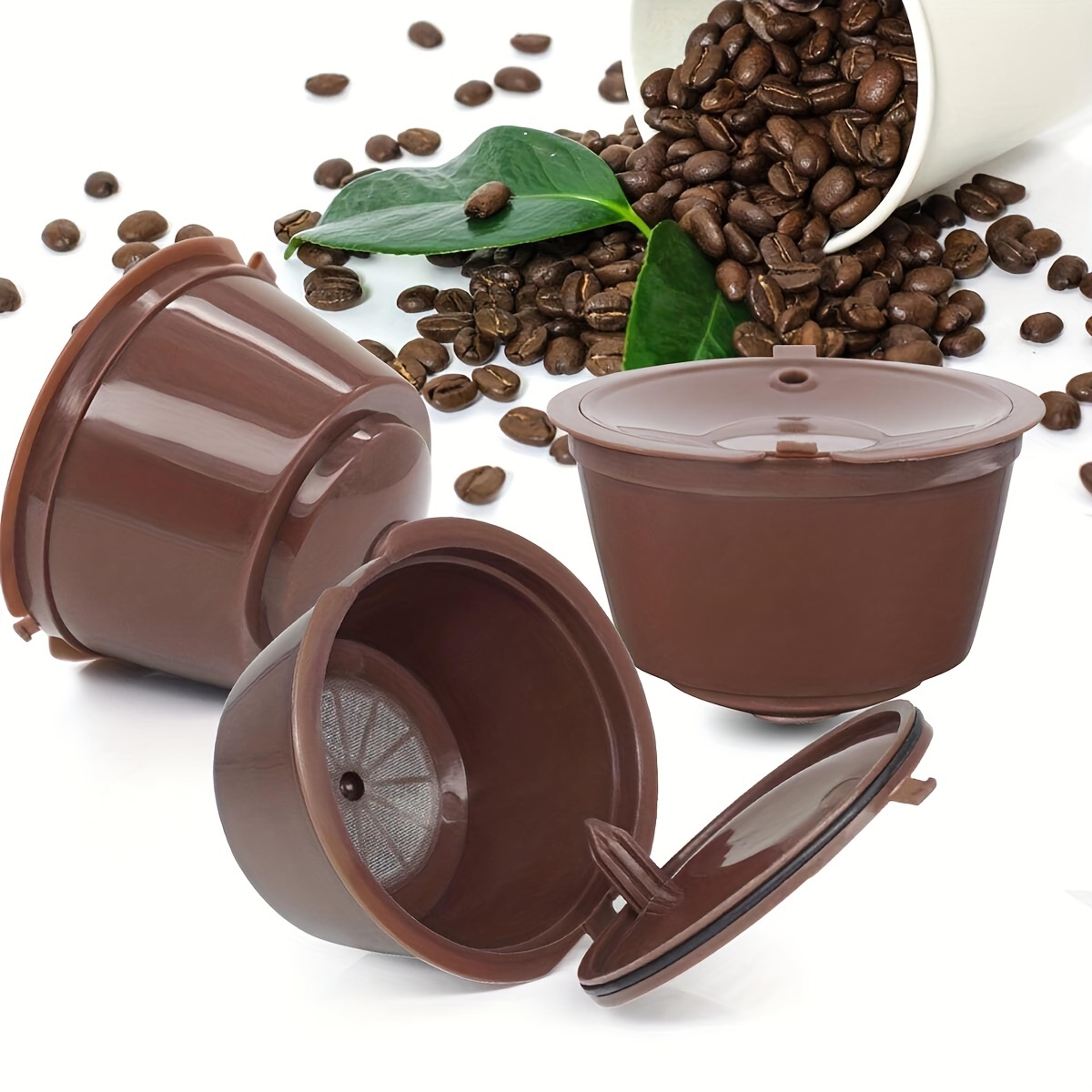 refillable coffee capsules filter cup compatible with nescafe dolce gusto machine – reusable, eco-friendly, and durable