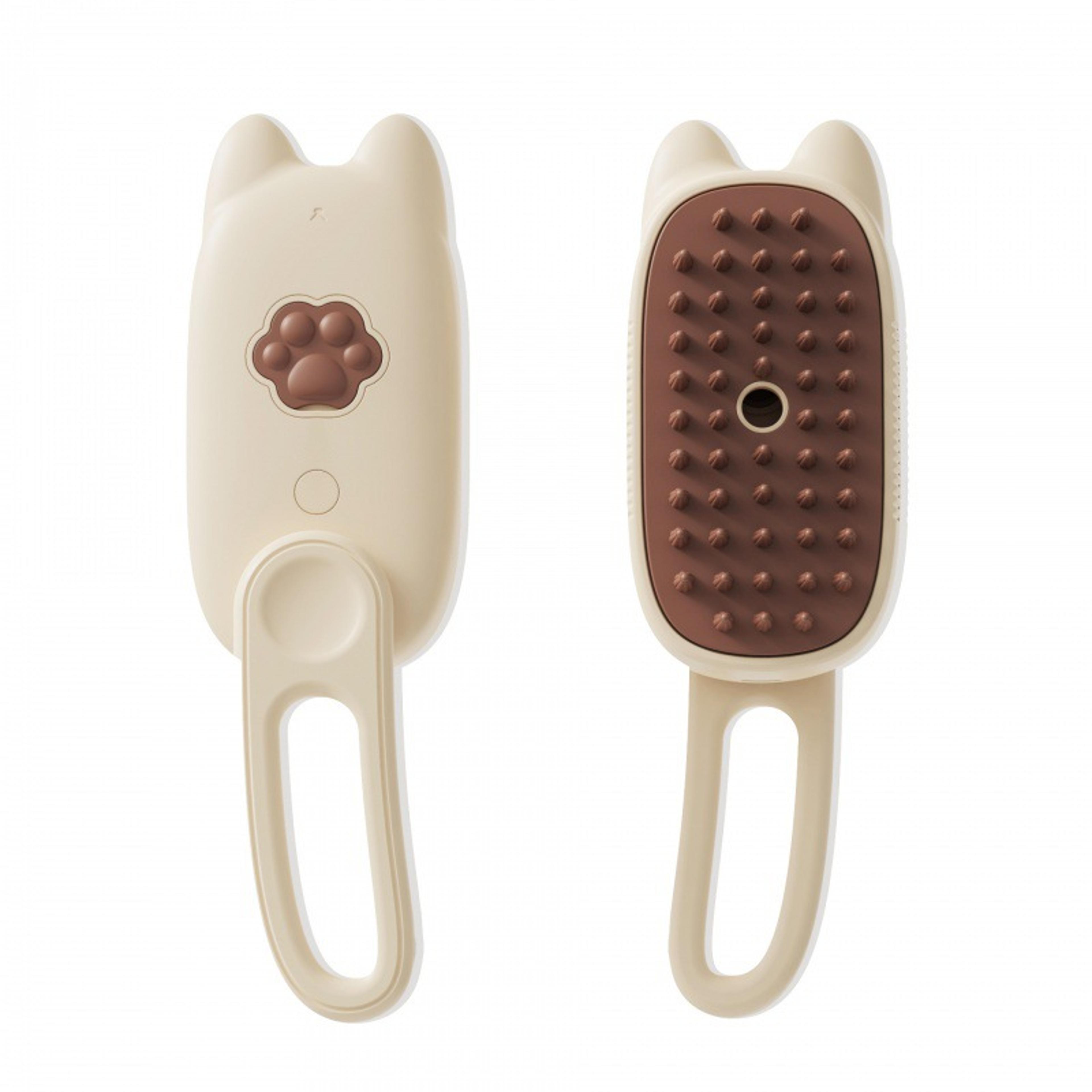 electric pet grooming brush for cats and dogs steam massage hair removal comb with spray function