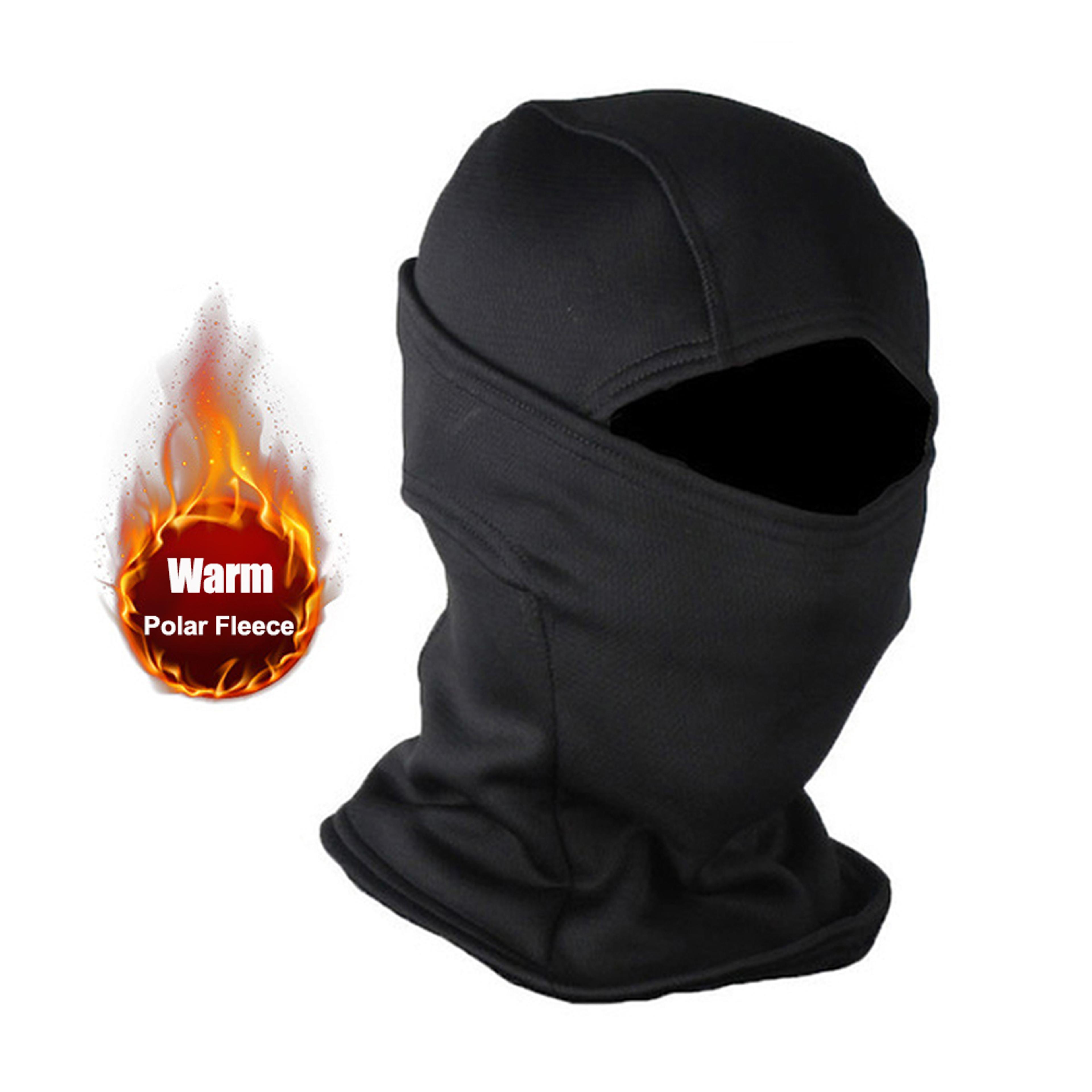 winter fleece warm camouflage balaclava for skiing, cycling, and outdoor activities