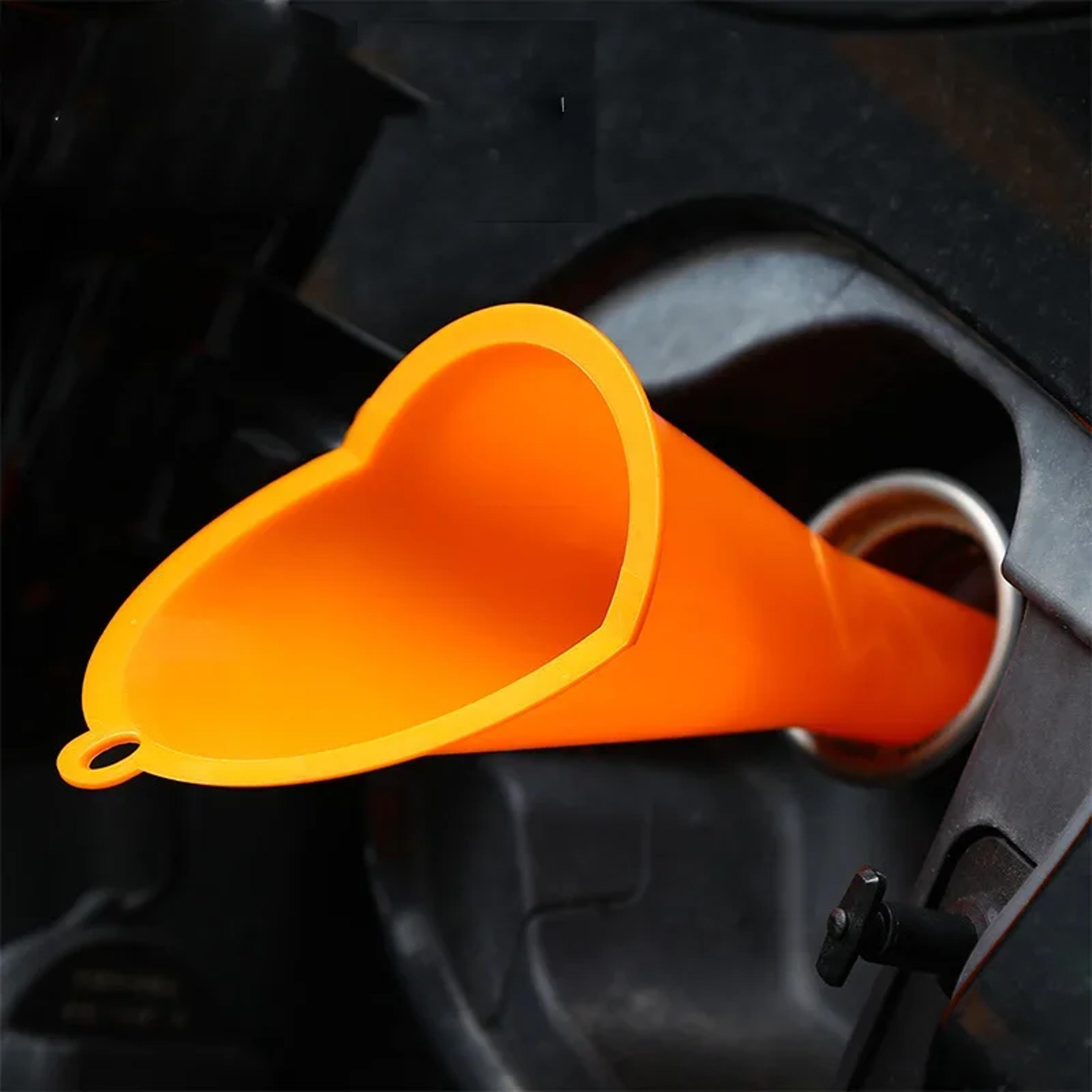 car long stem funnel for gasoline & oil anti splash motorcycle refueling tool