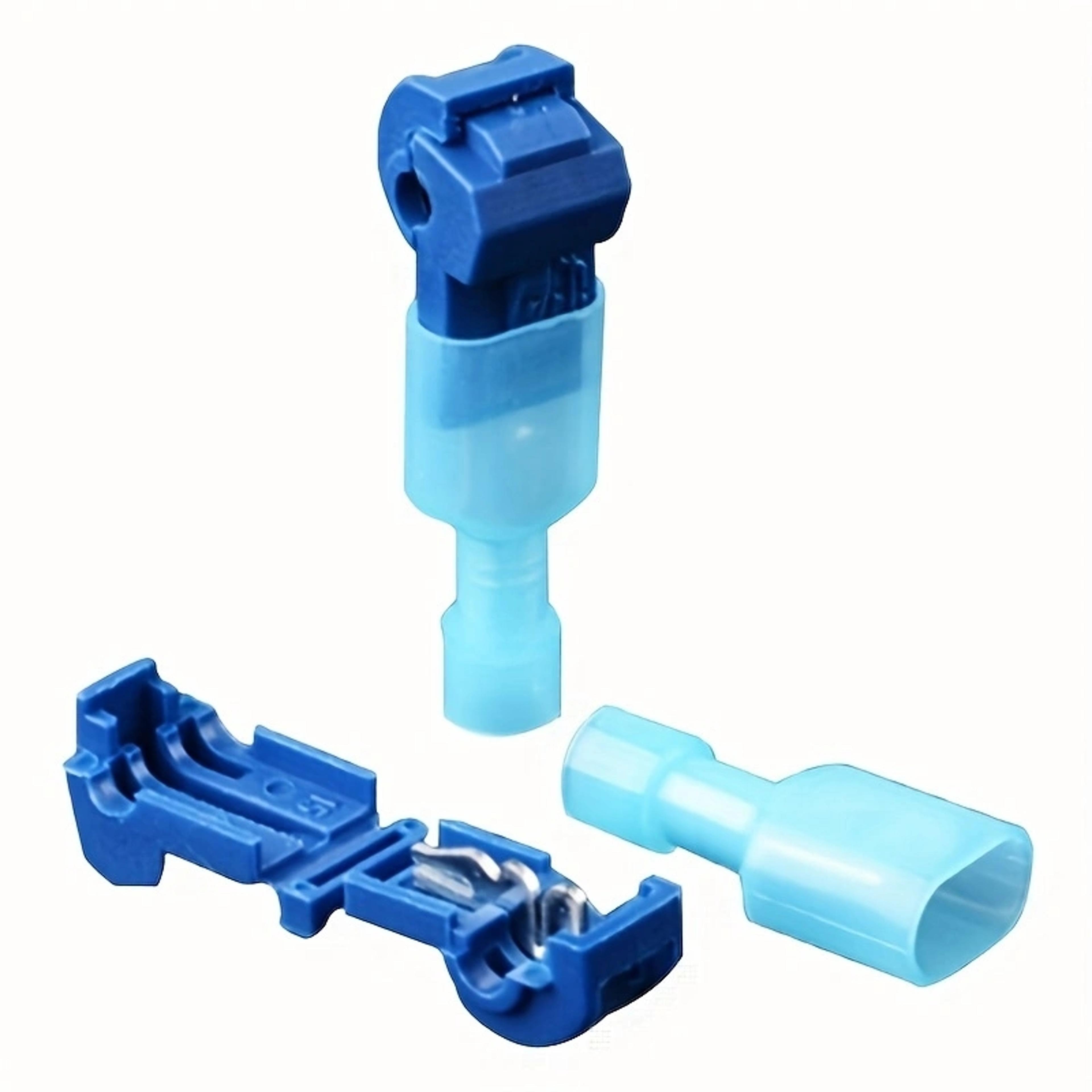 quick electrical wire connectors snap splice lock terminals for safe crimping & splicing