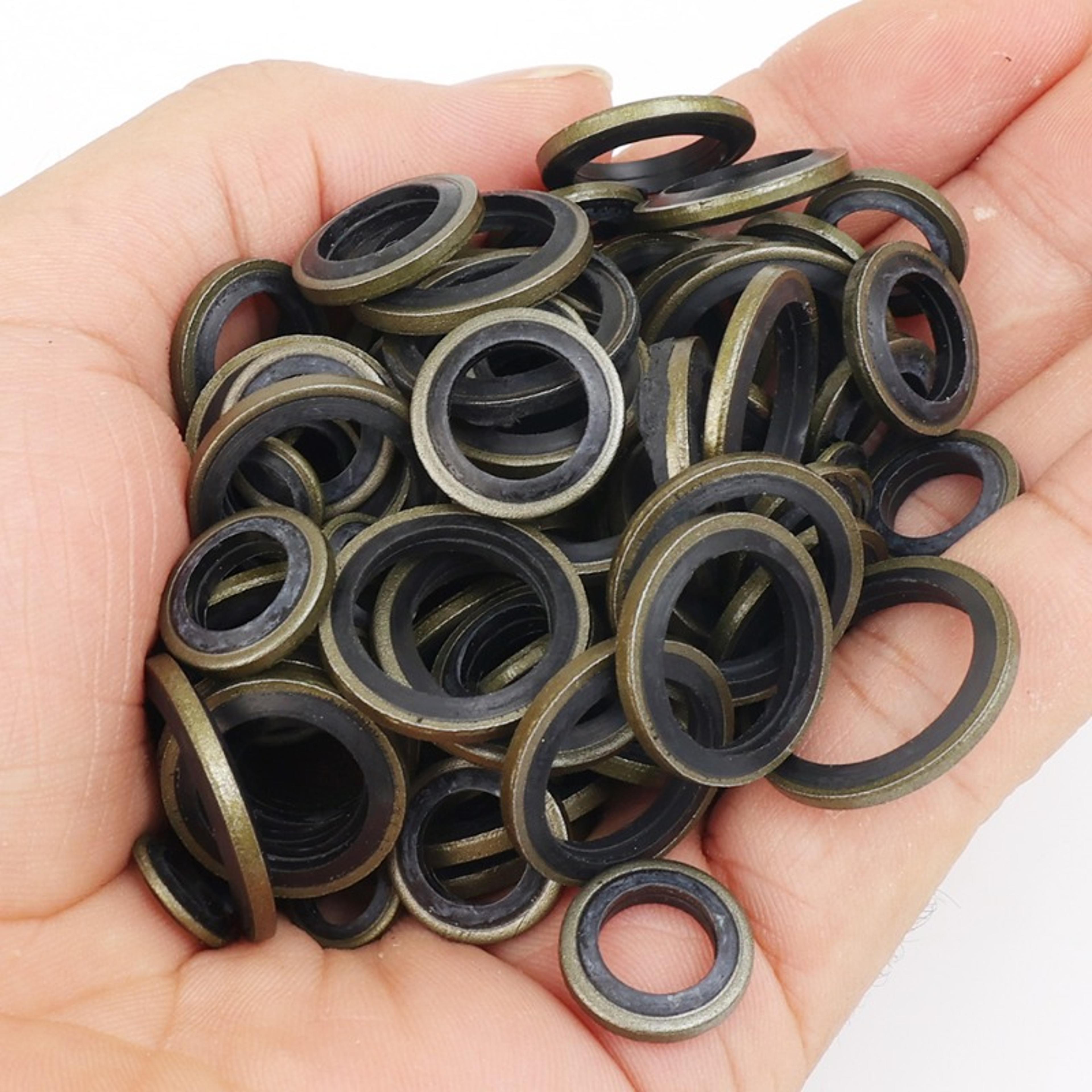 universal car oil drain plug gasket kit high quality seal assortment