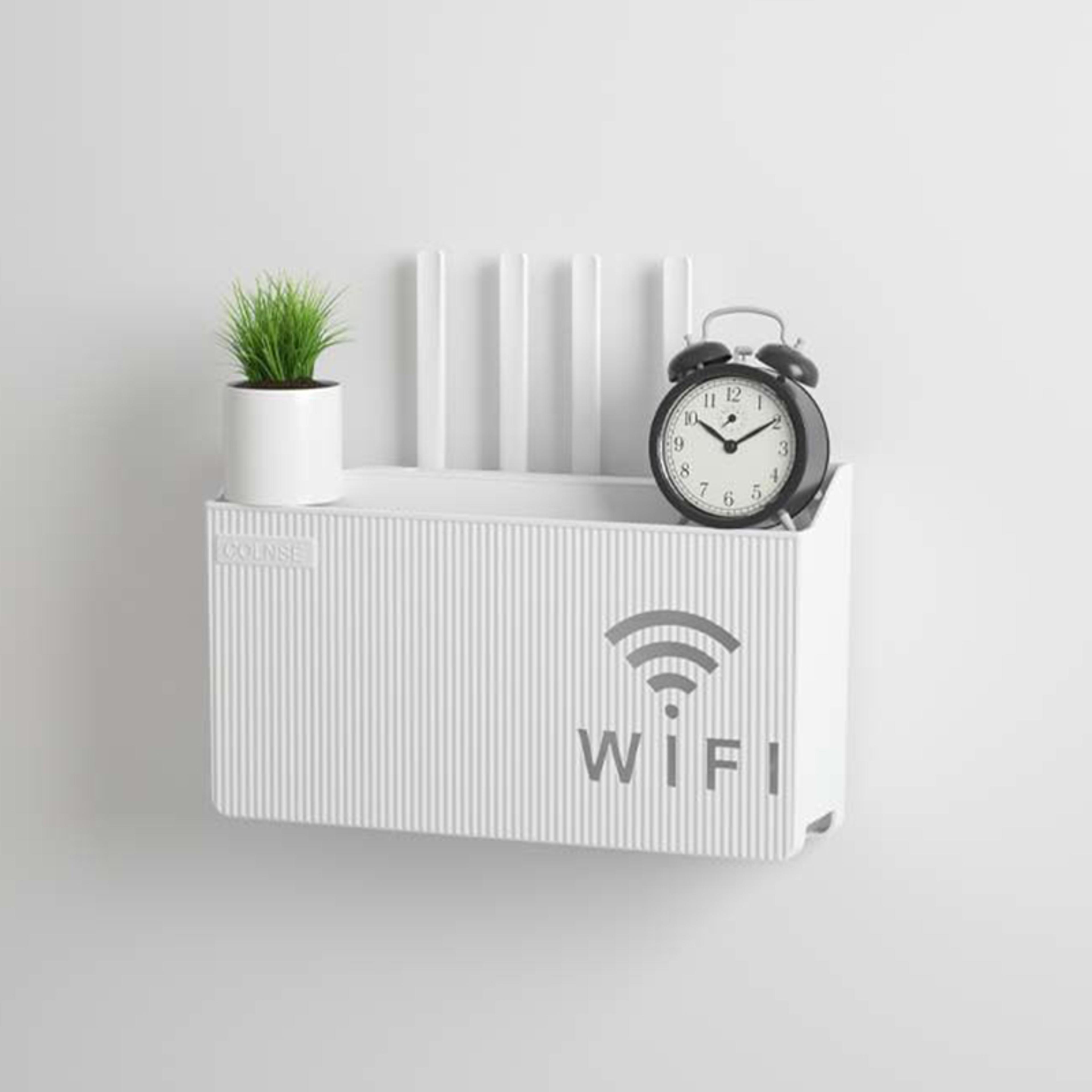 router storage rack tv set top storage box keep your entertainment space neat and organized
