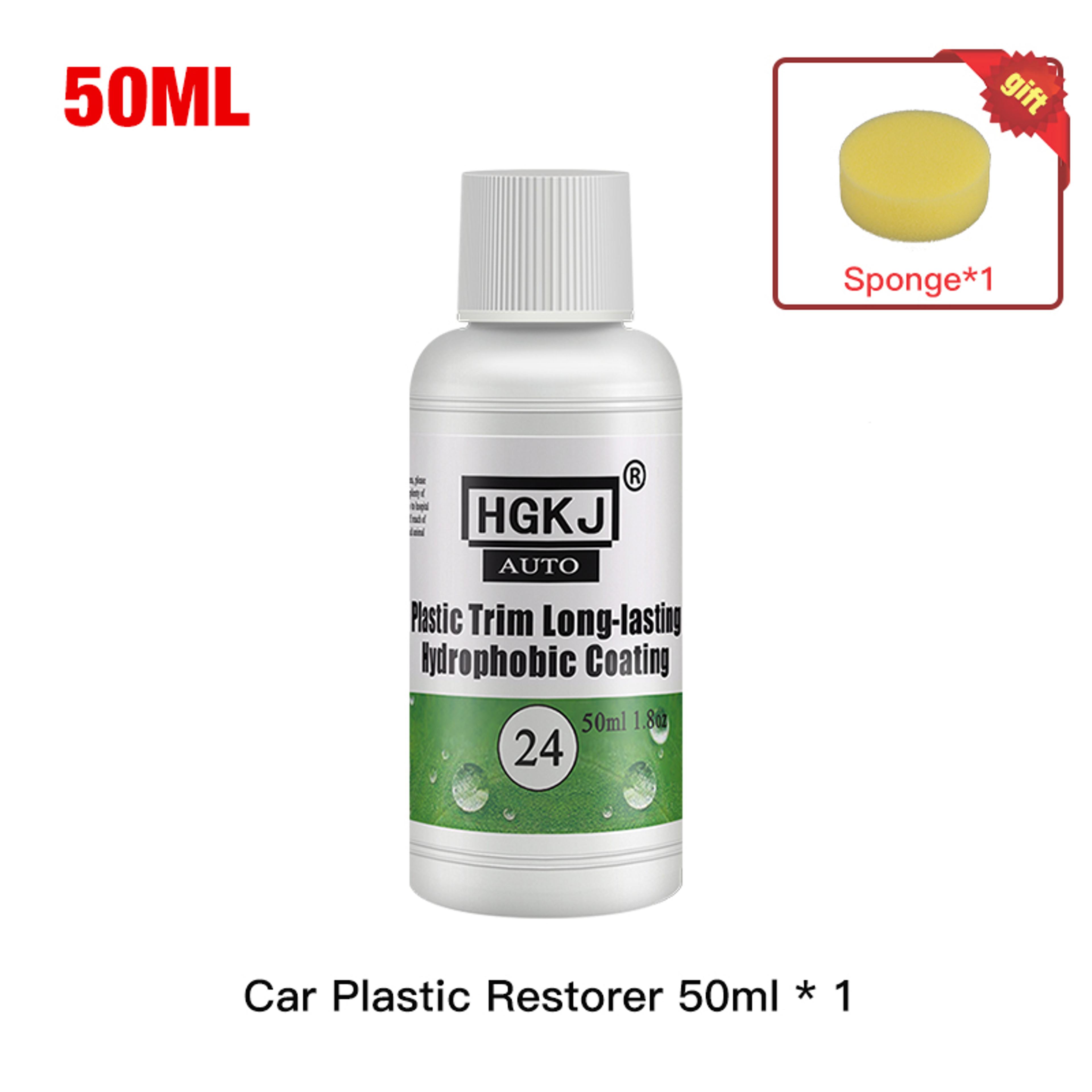 plastic restore revitalizer long lasting car rubber renovator for glossy black shine