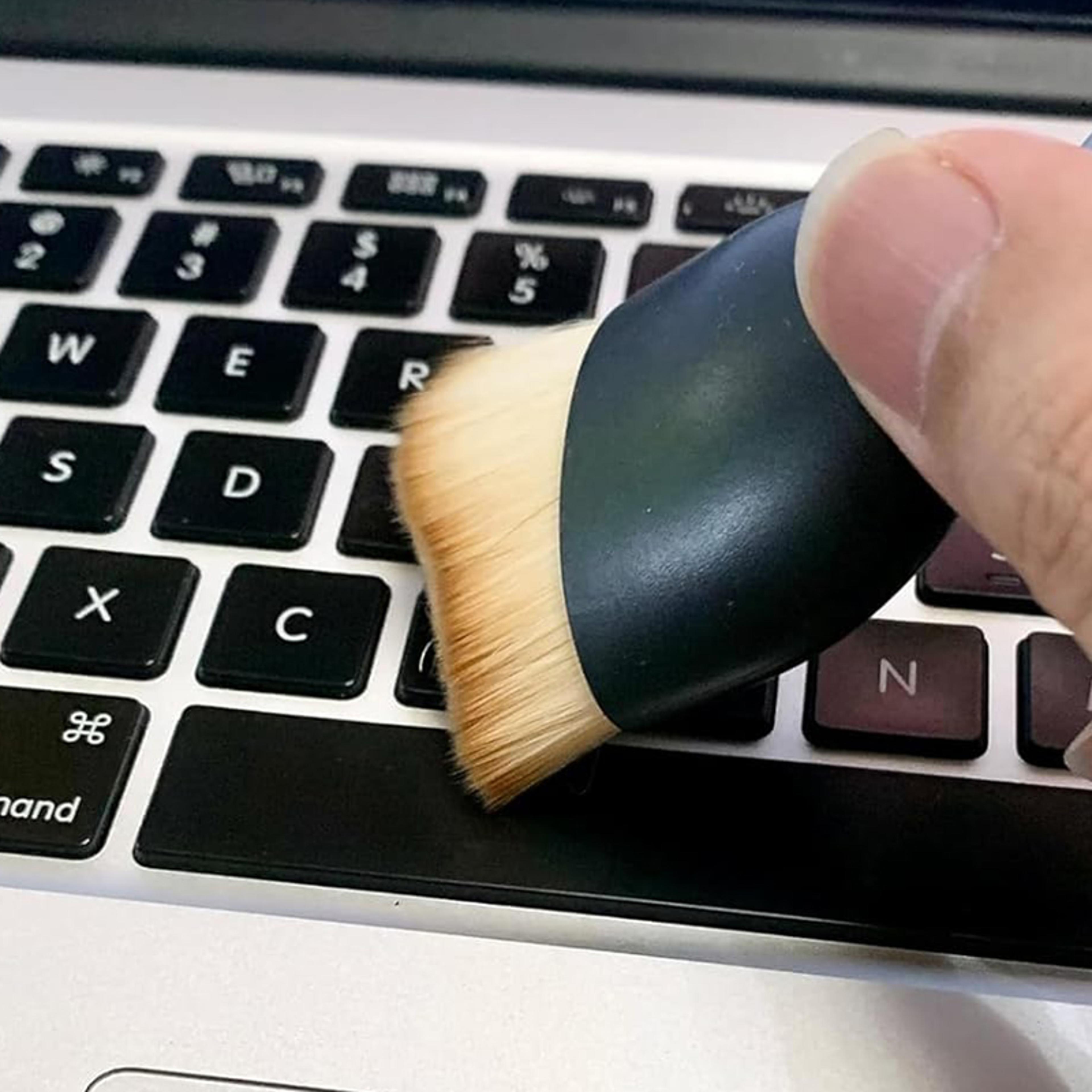 car interior cleaning brush premium soft bristle detailing tool for keyboards, air conditioners & camera crevices
