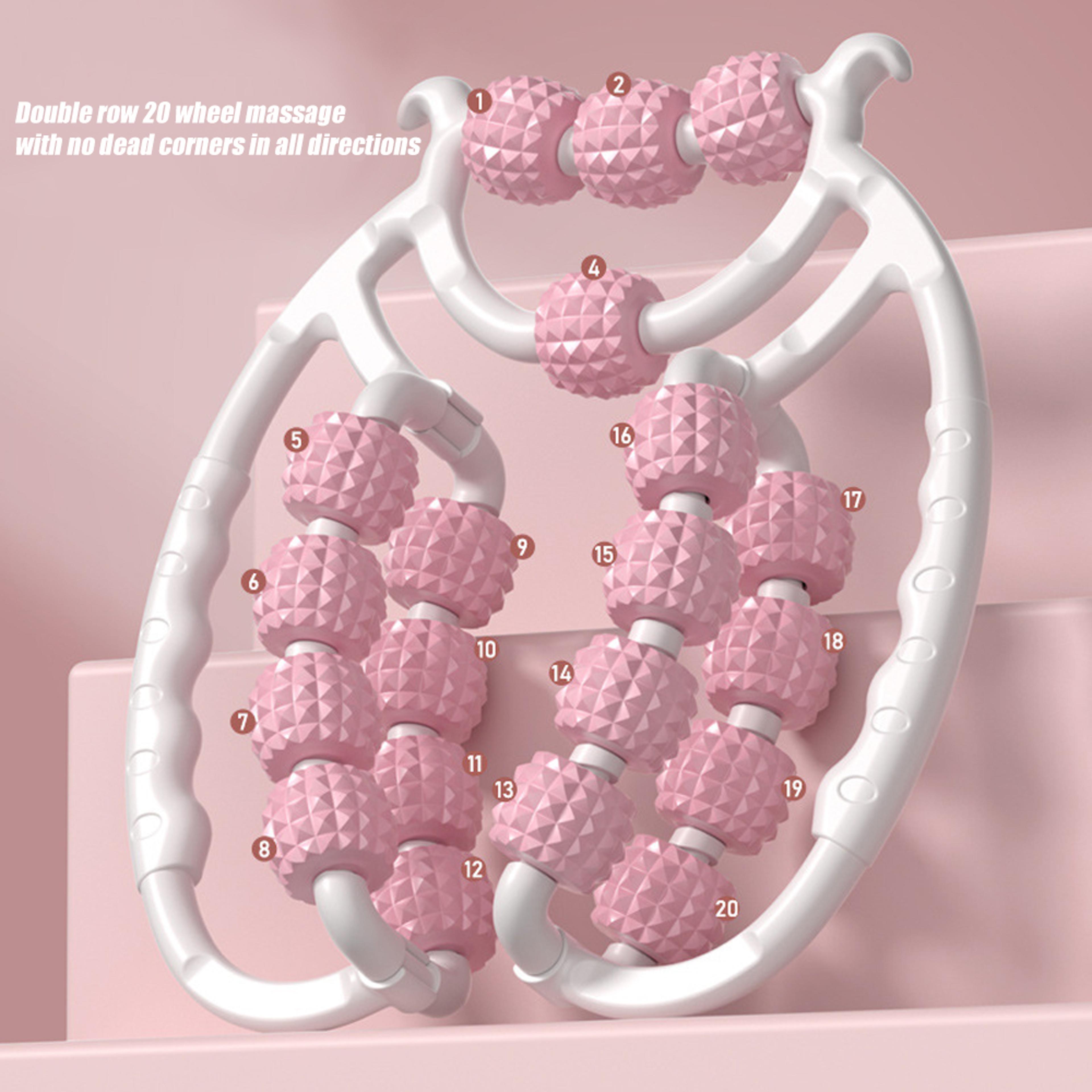 newest wheel annular leg clamp massager anti cellulite roller for body slimming and relaxation