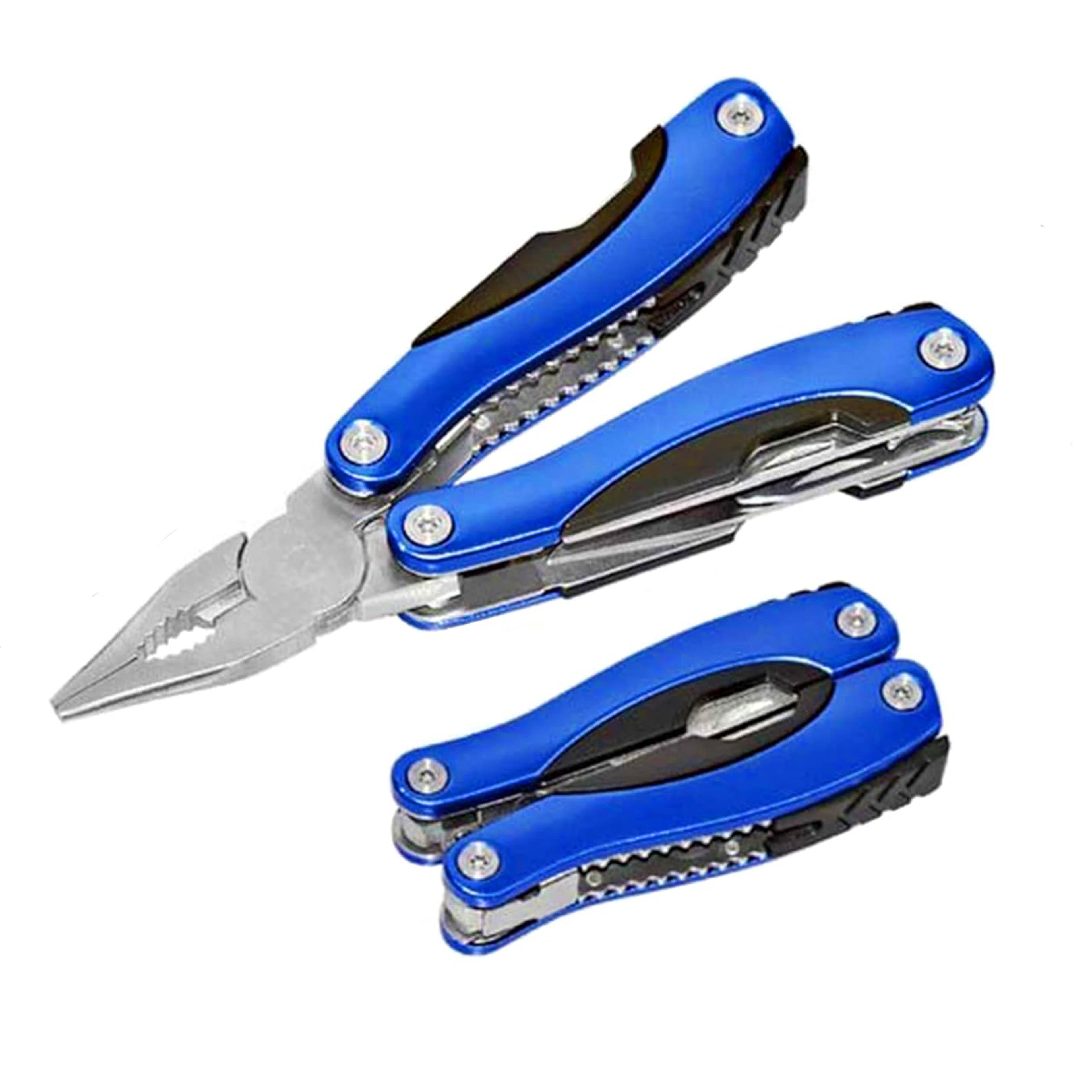 portable pocket multitool pliers multifunctional camping tool with knife, screwdriver & more