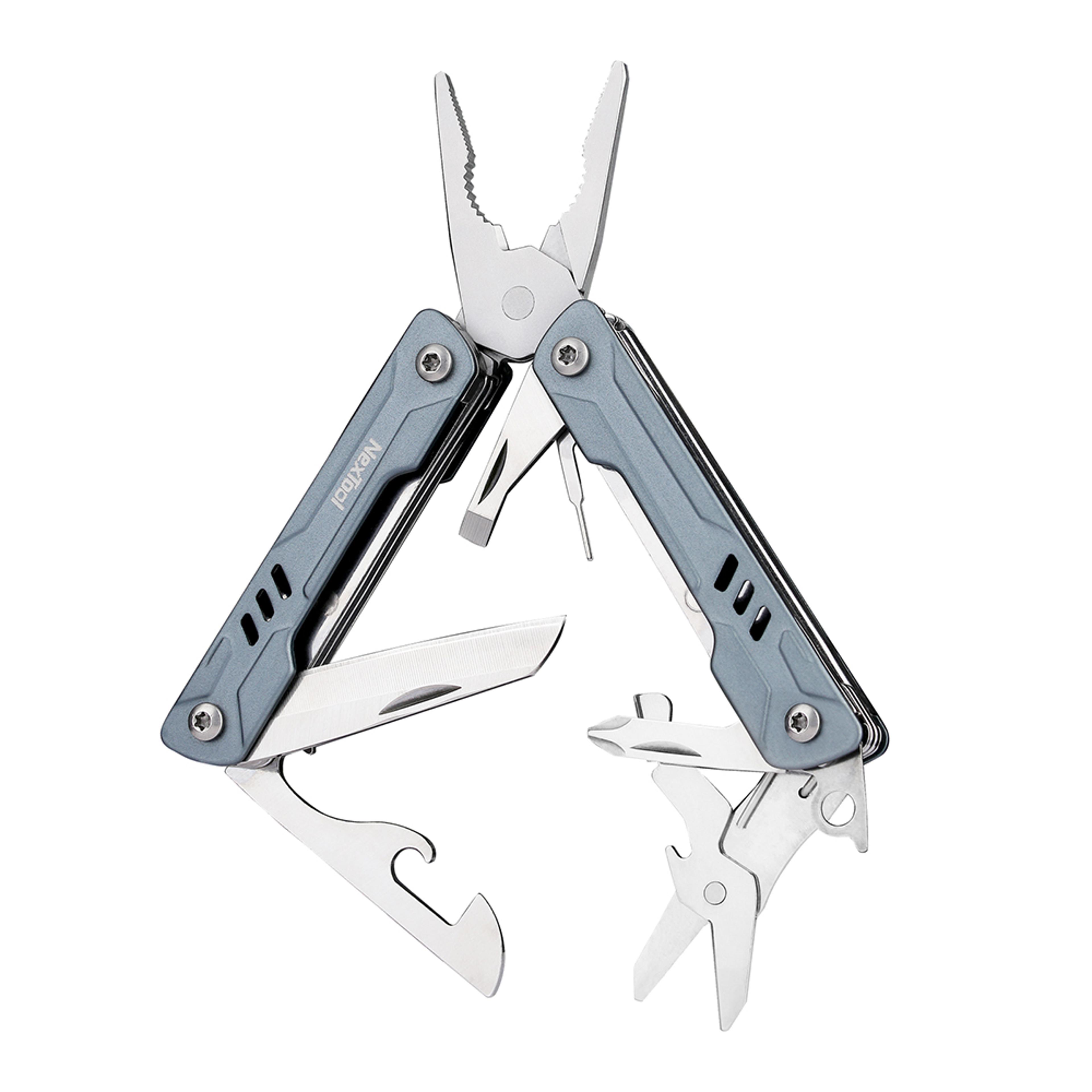 mini sailor pliers multi tool pocket knife folding tool with scissors, screwdrivers, and wire cutters