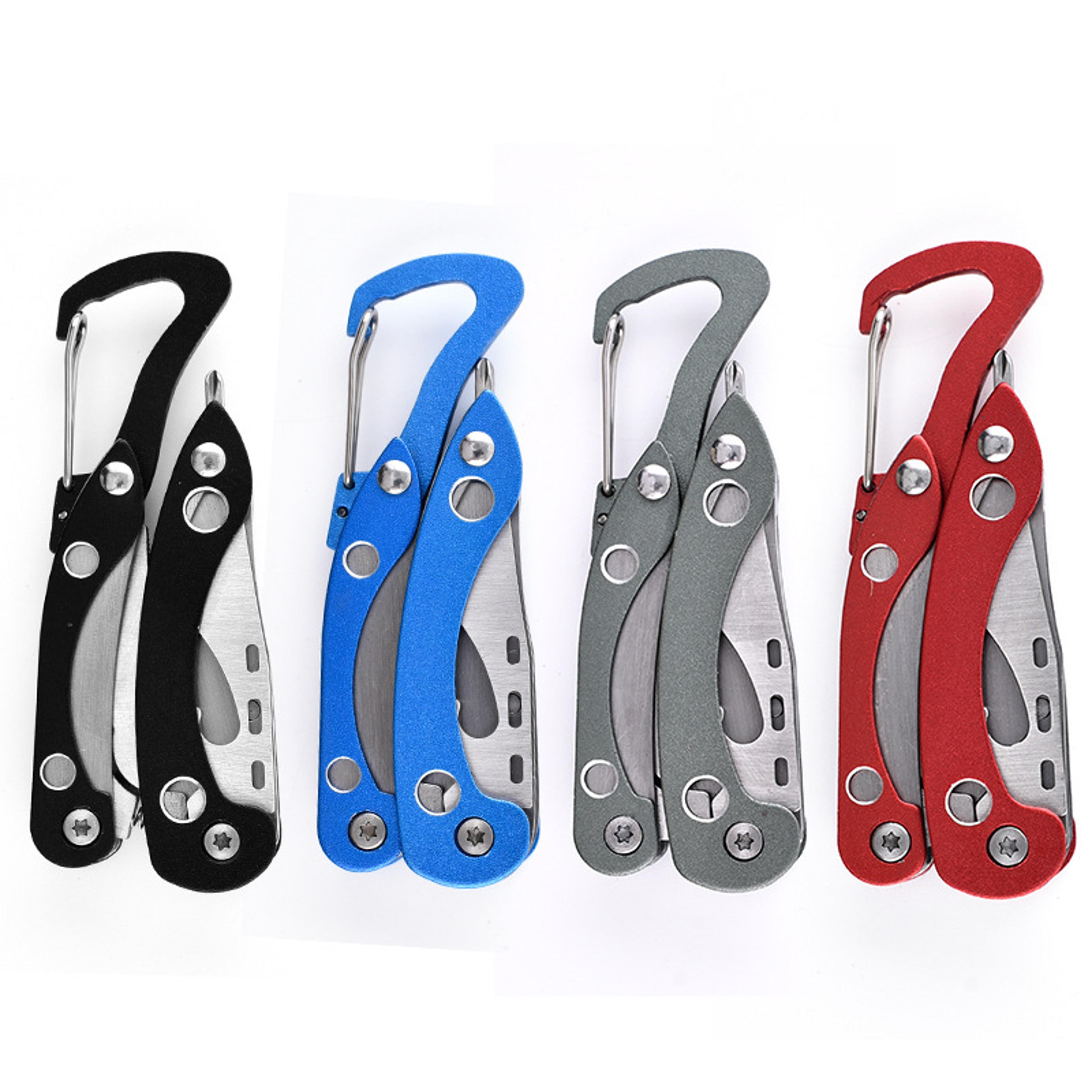stainless steel multitool pliers with mini knife & nylon bag compact & durable outdoor camping tool