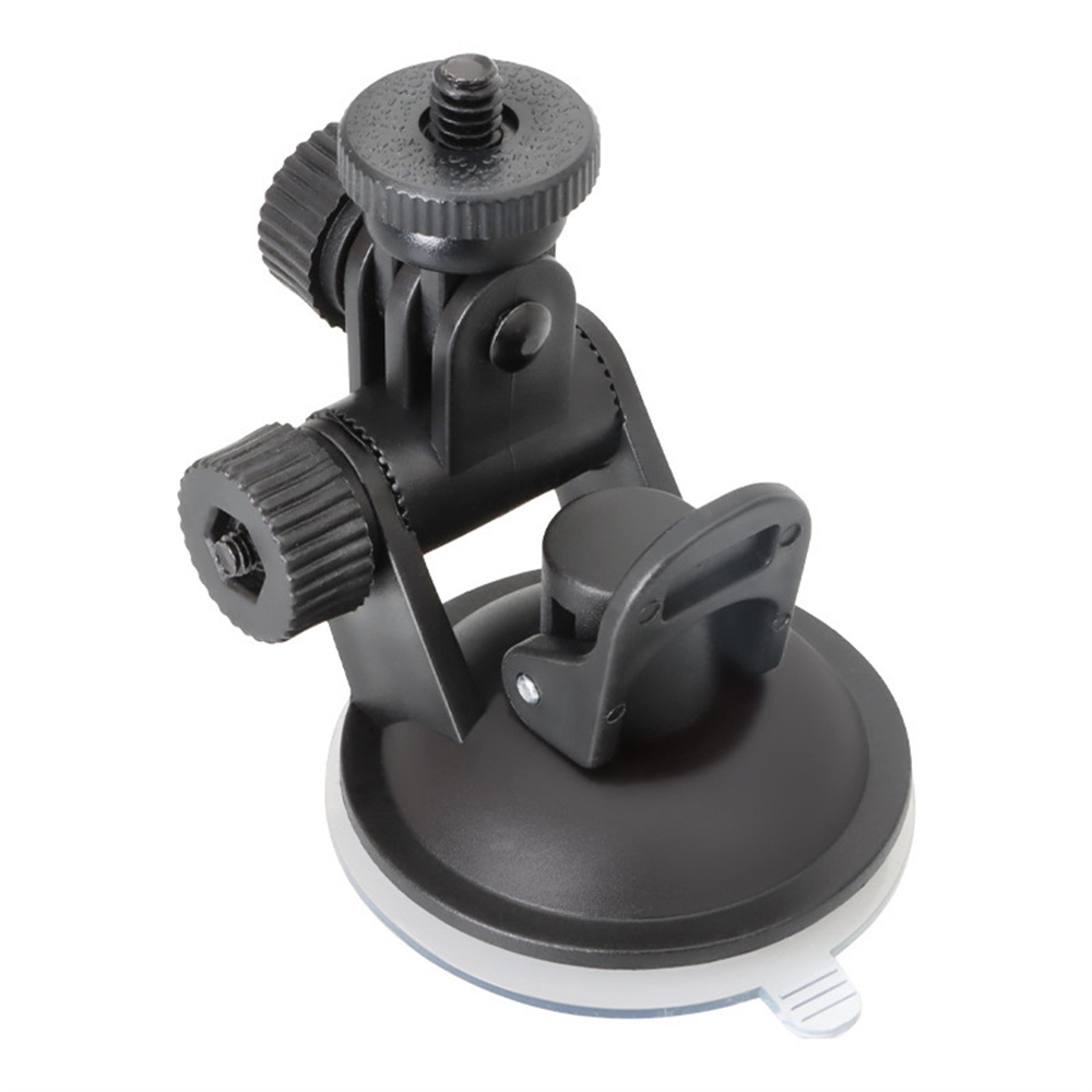 portable car suction cup holder for action cameras & video recorders rotatable stand for windshield mount
