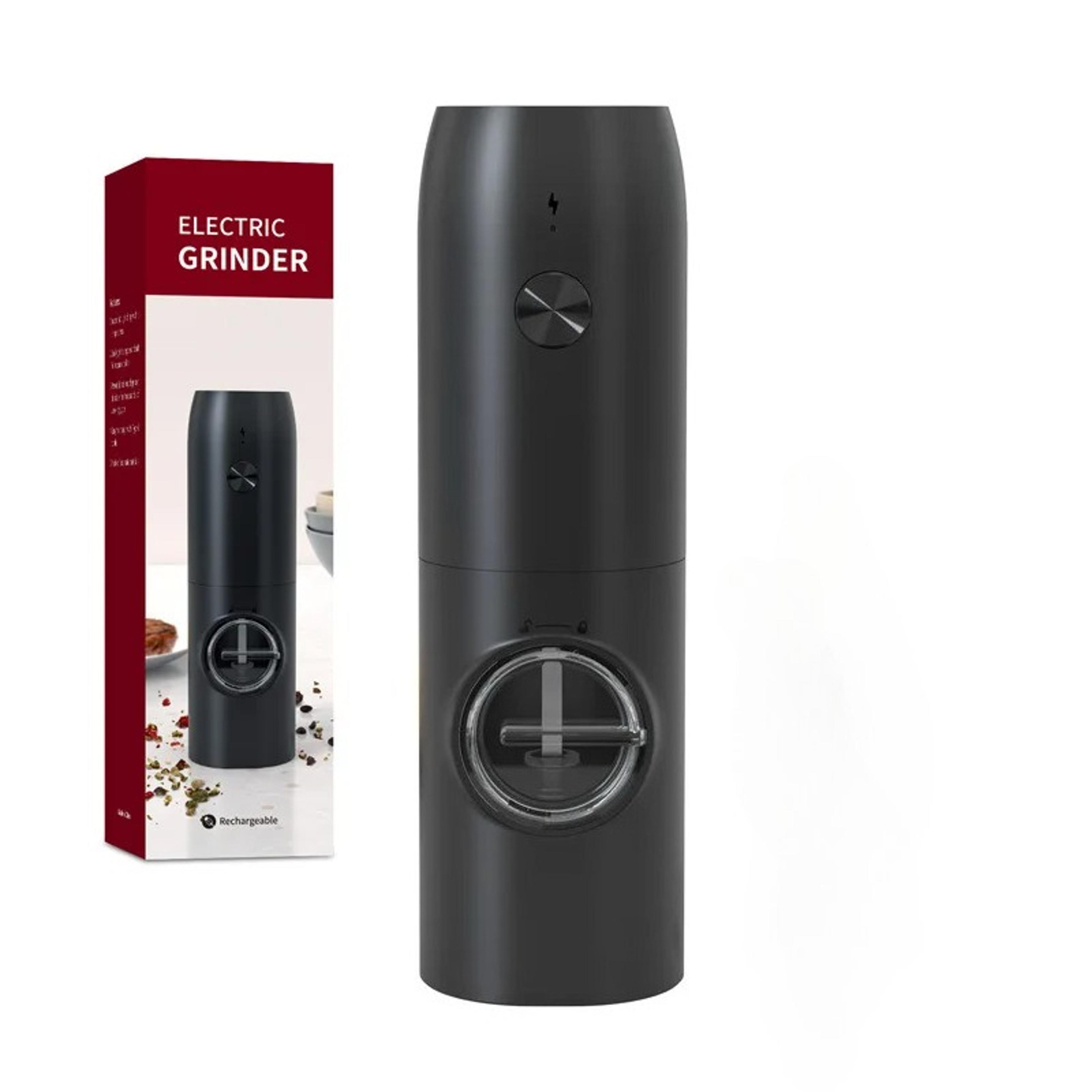 modern electric salt and pepper grinder automatic spice mill with adjustable coarseness