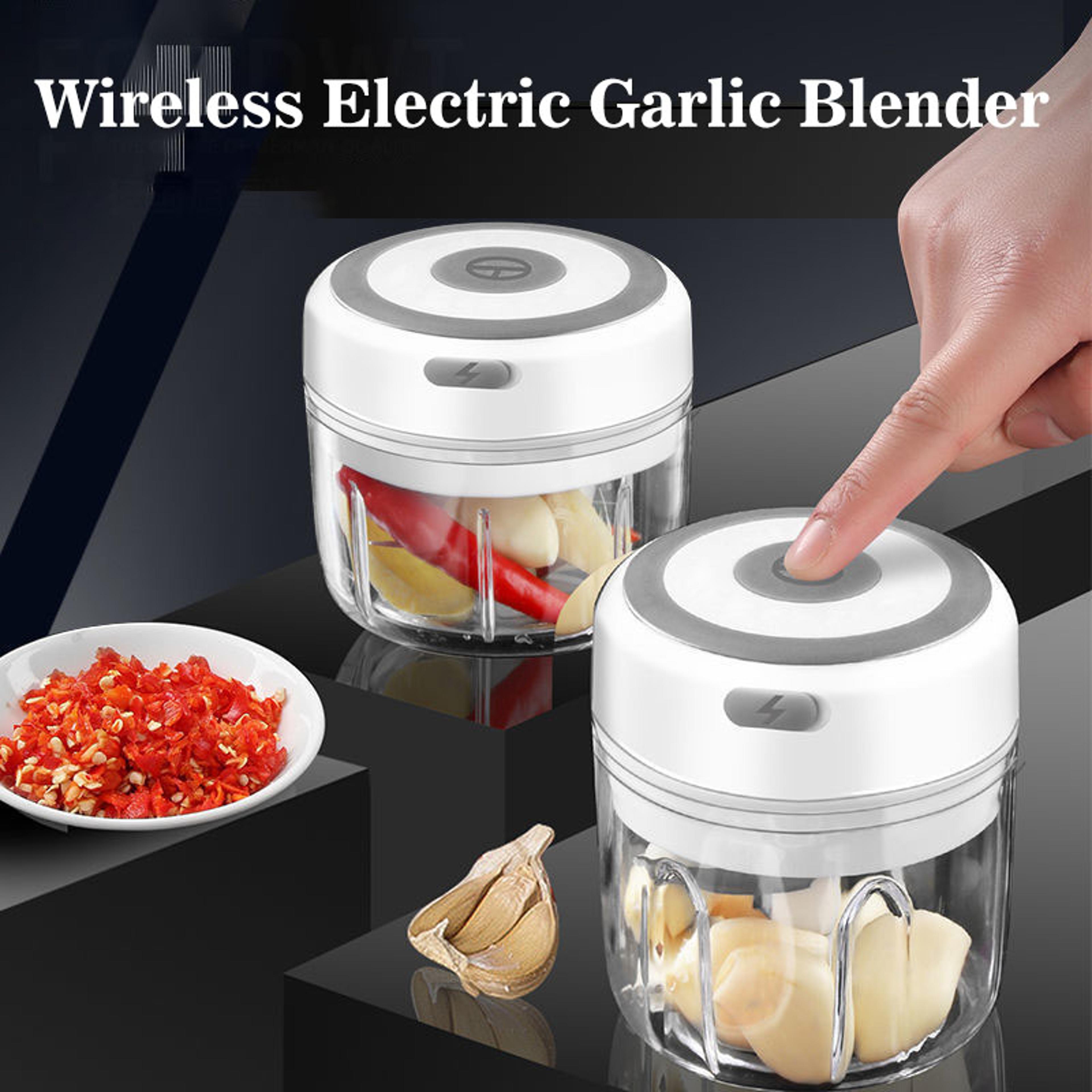 mini electric garlic chopper usb rechargeable portable food processor