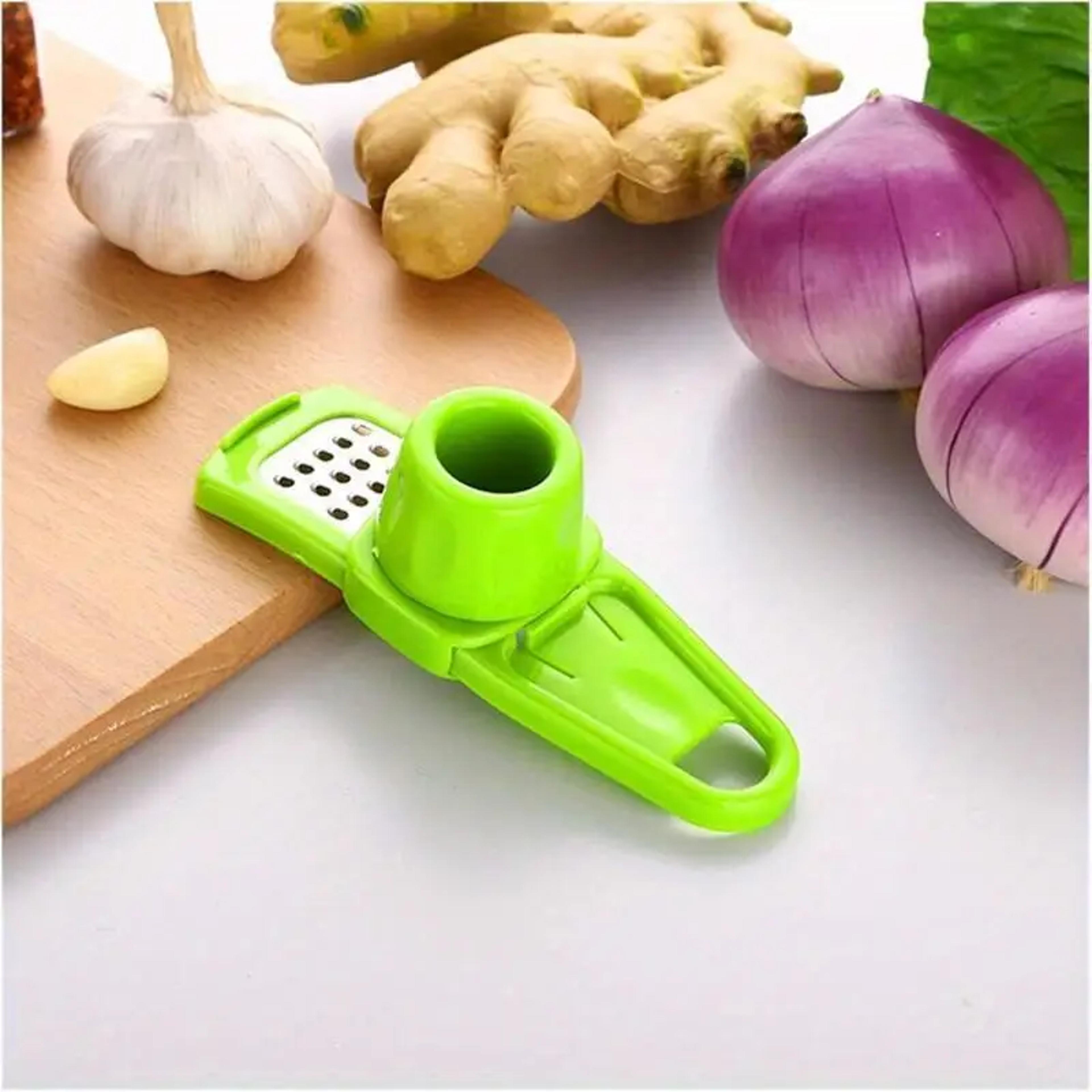 garlic press mincer easy crush garlic press, manual garlic crusher, kitchen tool