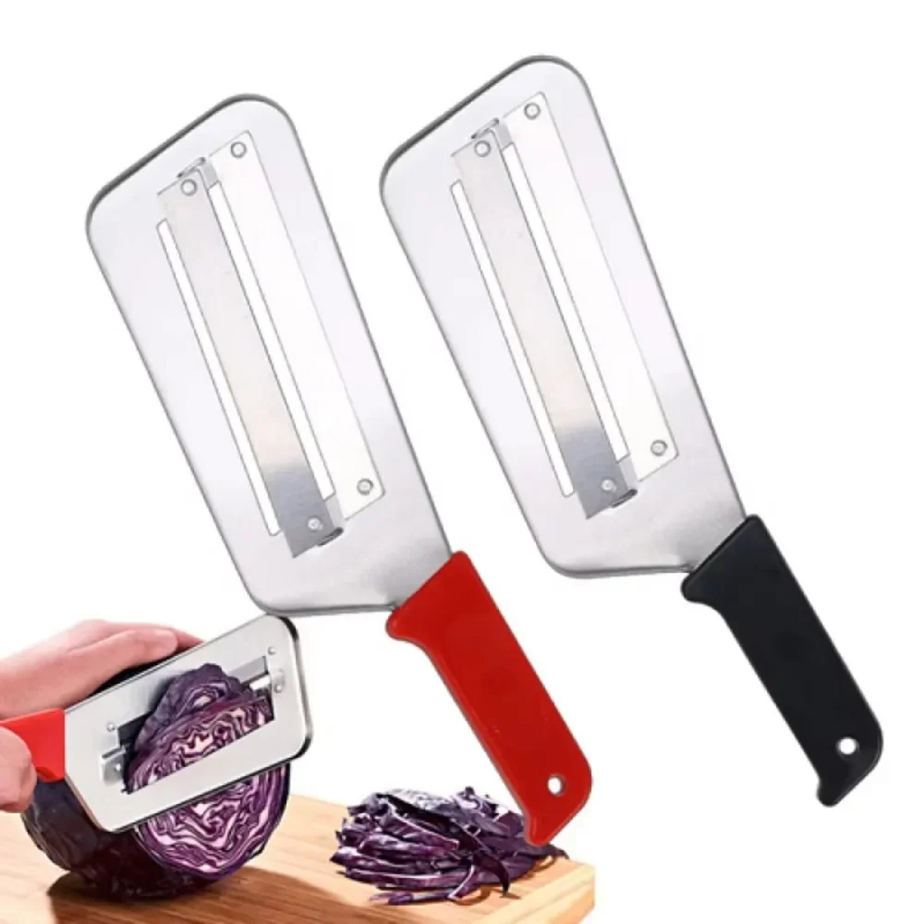 premium manual cabbage slicer & vegetable chopper stainless steel kitchen cutter for quick shredding & sauerkraut