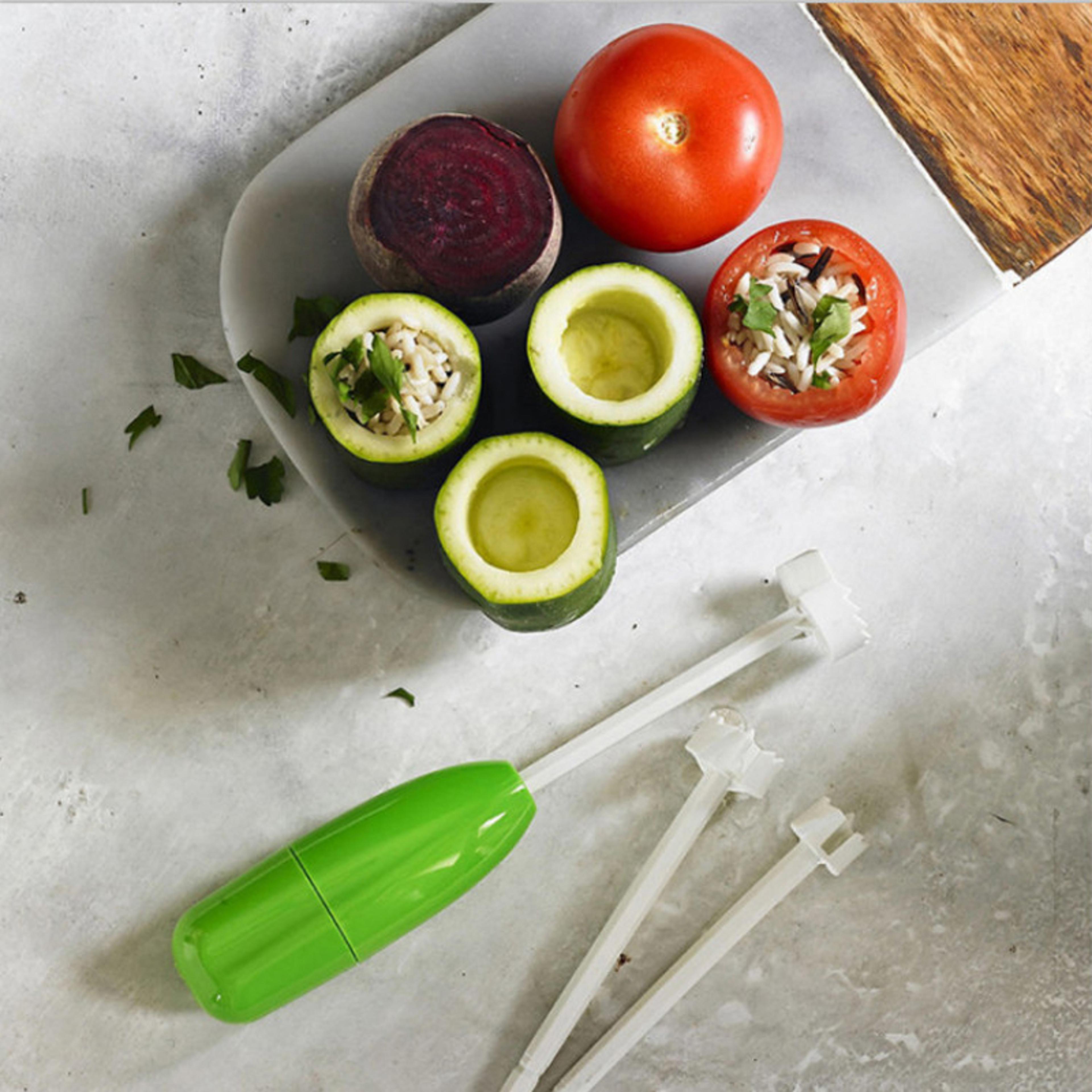 zucchini & vegetable corer multi functional vegetable corer kitchen tool