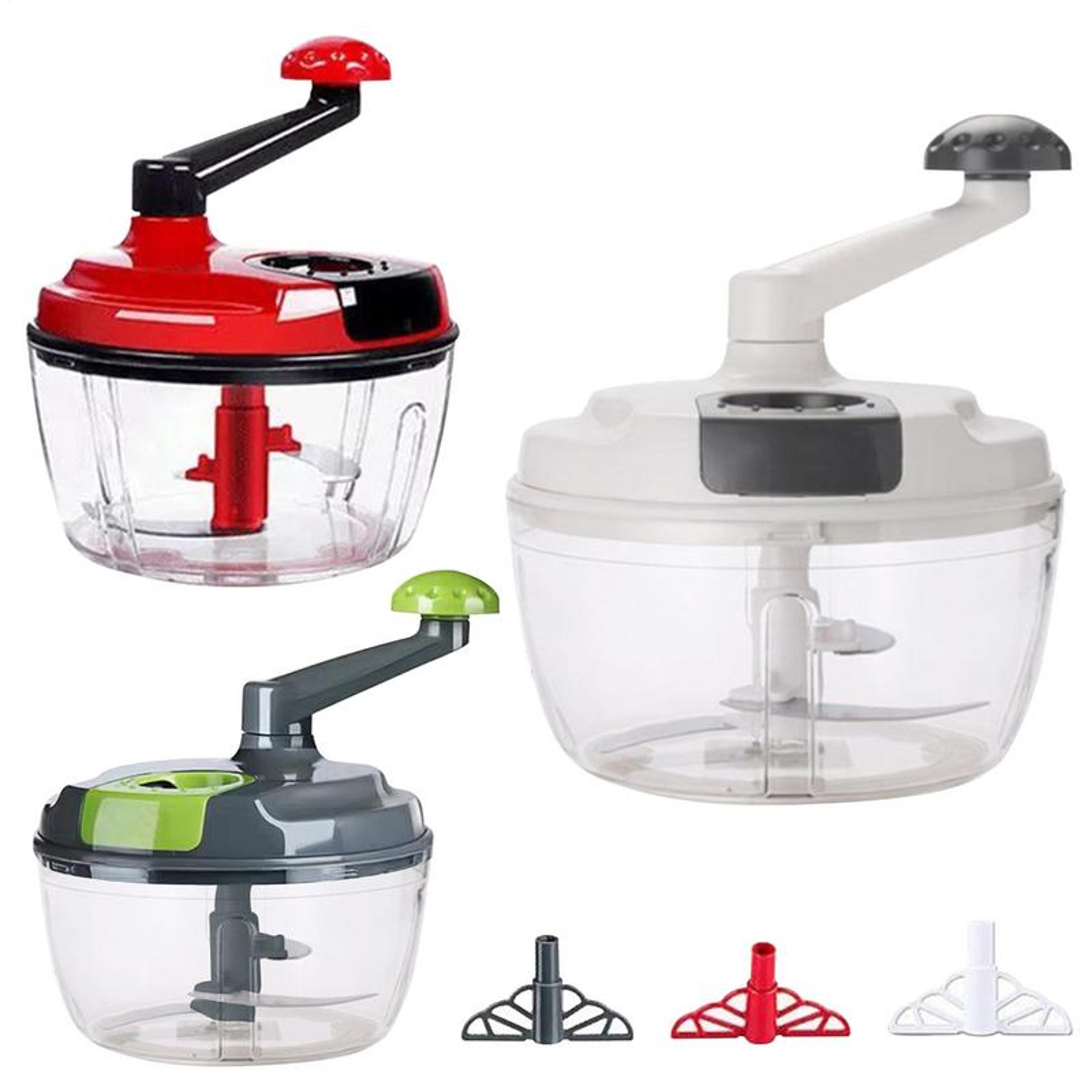 manual vegetable & fruit chopper handheld food mincer for quick prep