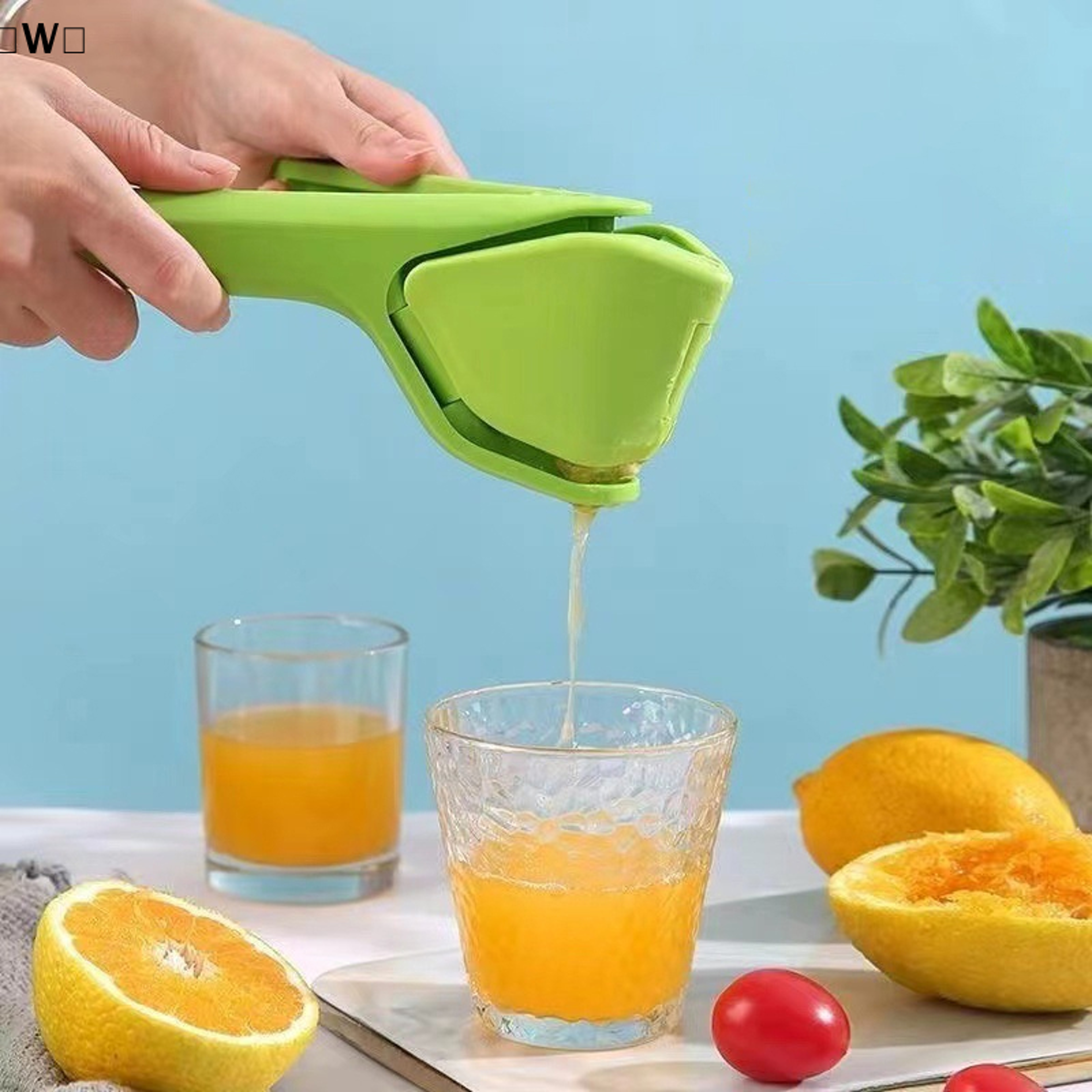 manual citrus juicer easy handheld lemon squeezer & juice extractor