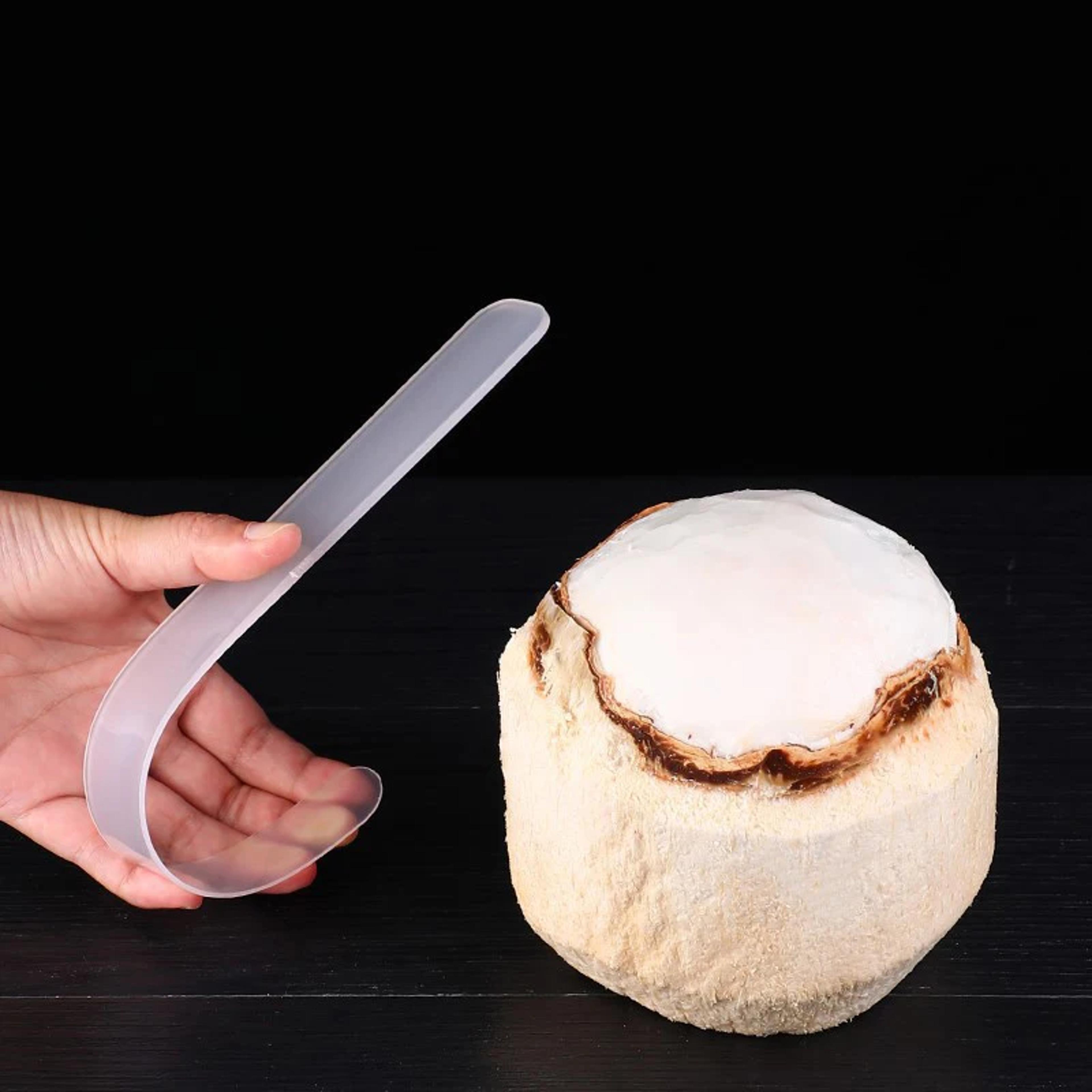 coconut opener tool & coconut meat remover knife easy coconut shell knife with long handle