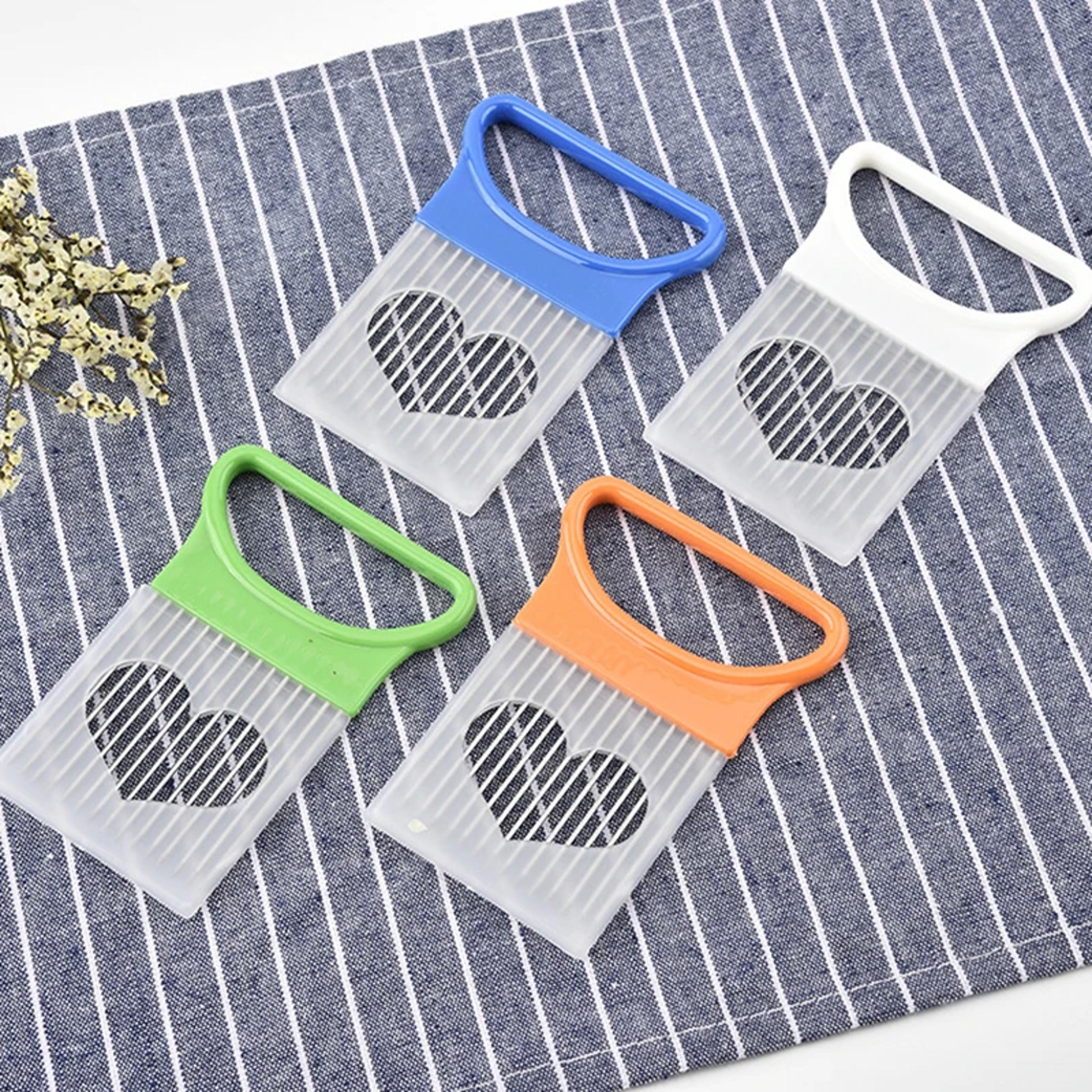 onion slicer & vegetable cutter with safe tomato holder